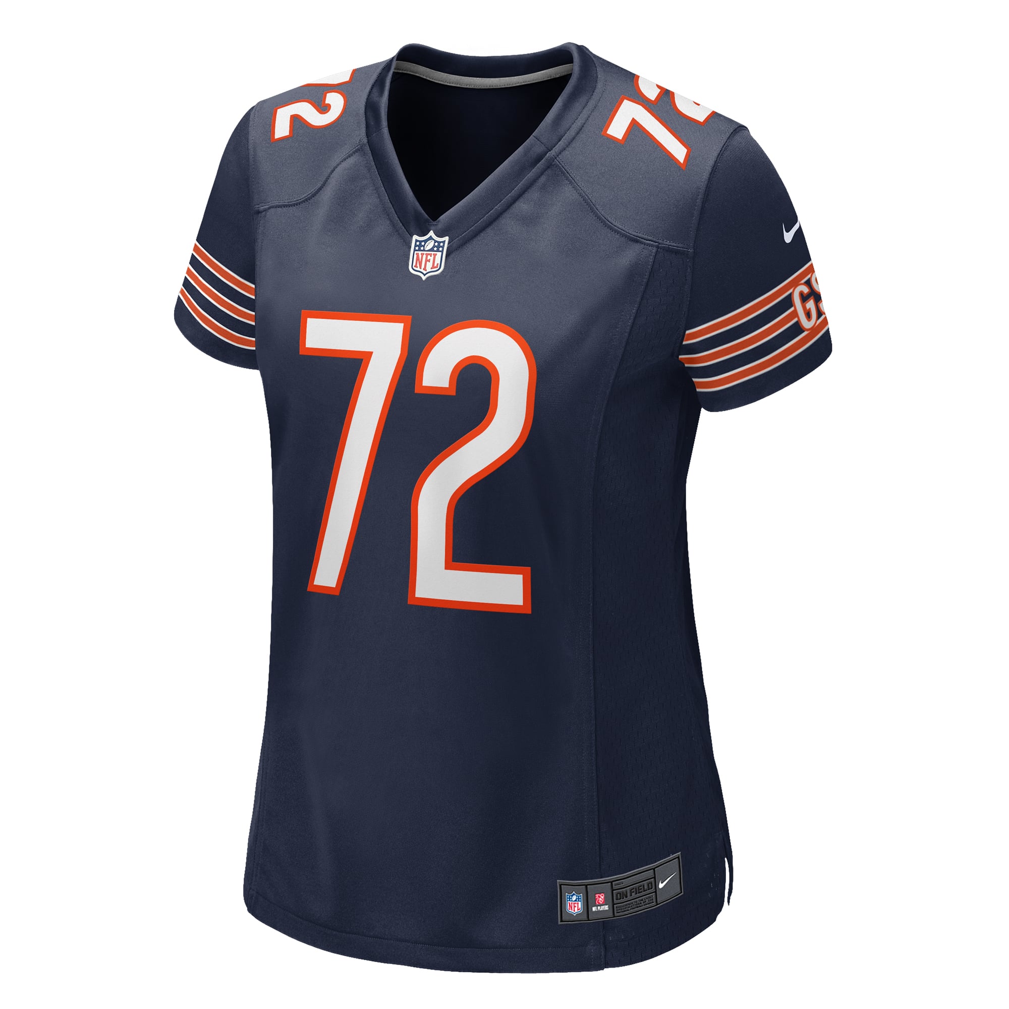 Kiran Amegadjie Chicago Bears Game Jersey Navy NFL Football Fan Wear