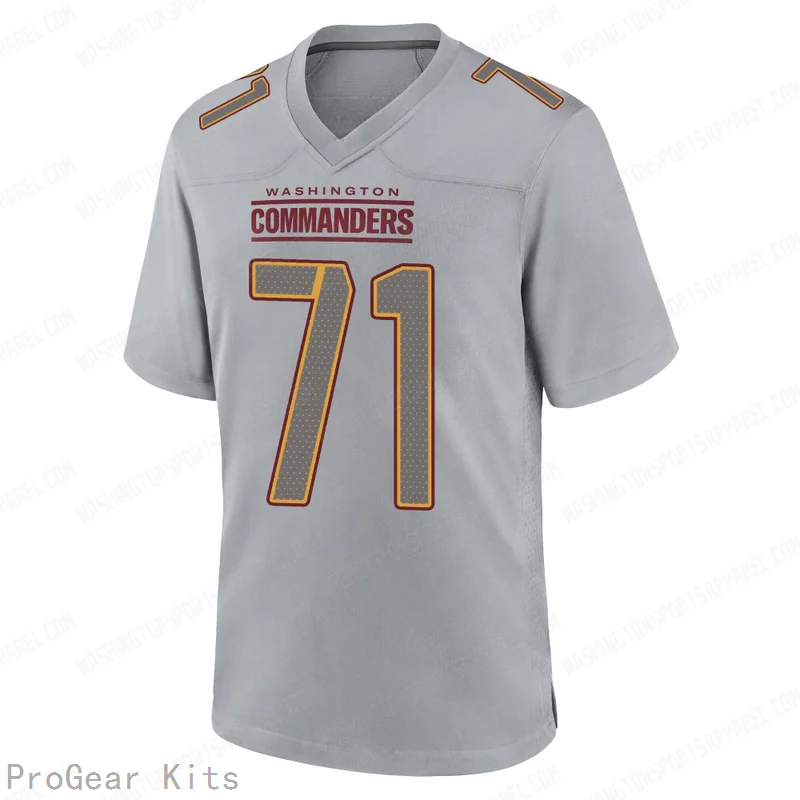 Charles Mann Atmosphere Washington Commanders Game Jersey No.71 Gray NFL Football Fan Wear