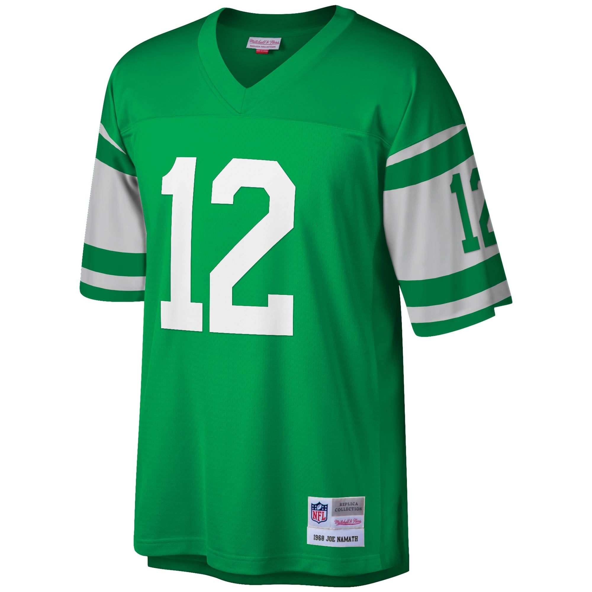 Big Tall Retired New York Jets Player Jersey Green NFL Football Fan Wear Big Tall Retired