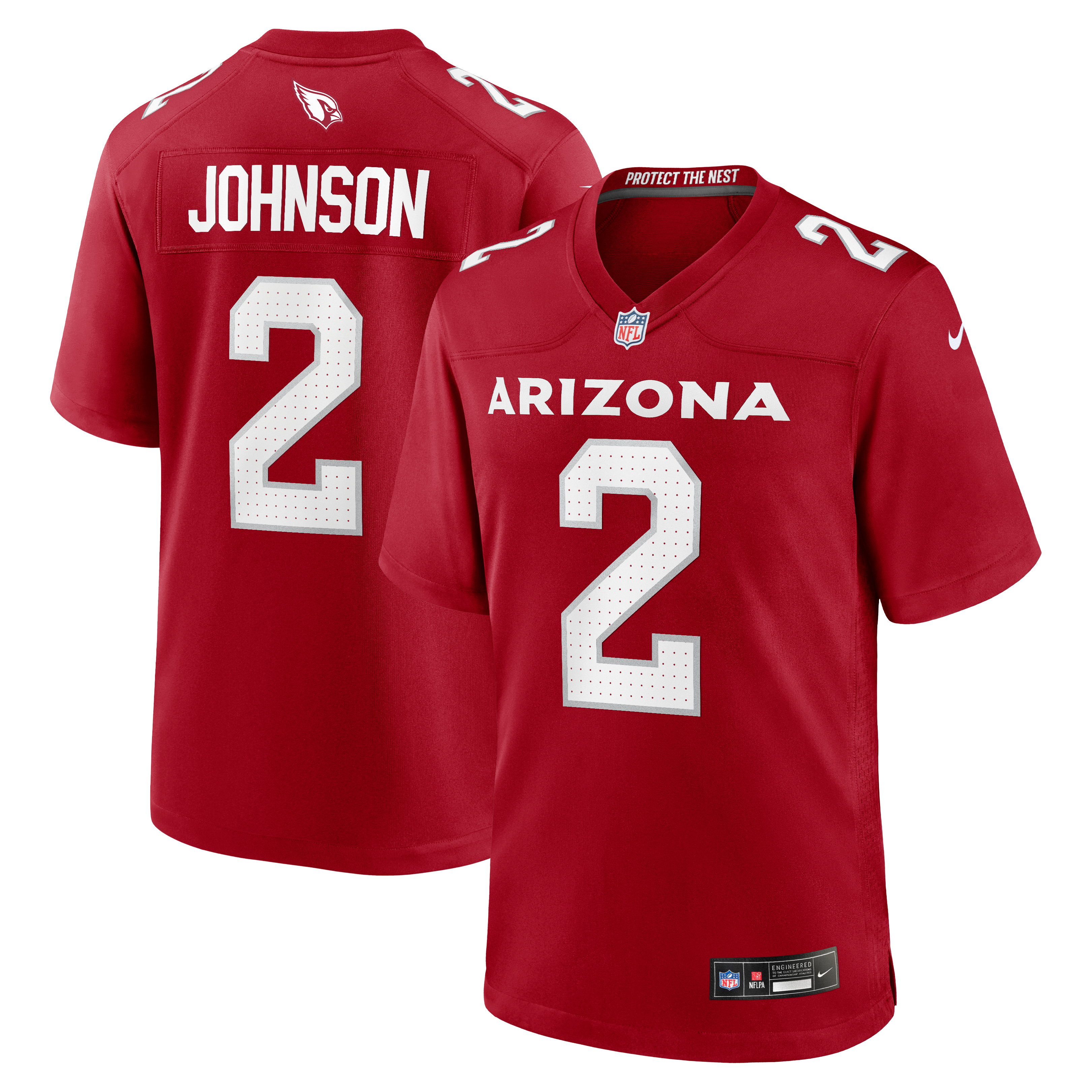 Will Johnson Arizona Cardinals Game Jersey Cardinal NFL Football Fan Wear