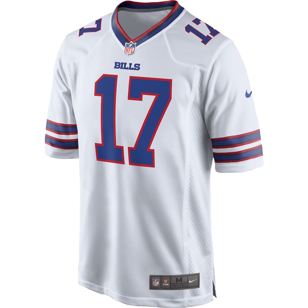 Josh Allen Buffalo Bills Player Jersey White NFL Football Fan Wear