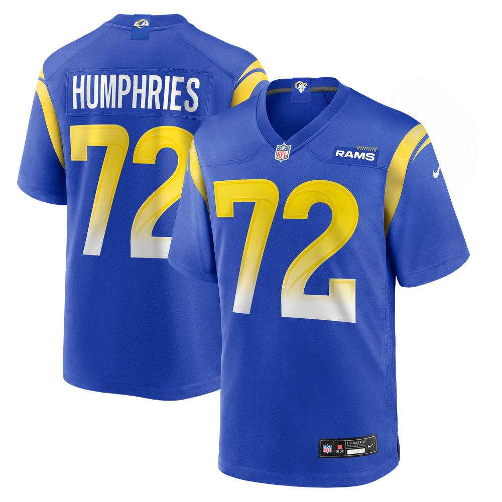 DJ Humphries Los Angeles Rams Game Jersey Royal NFL Football Fan Wear DJ Humphries