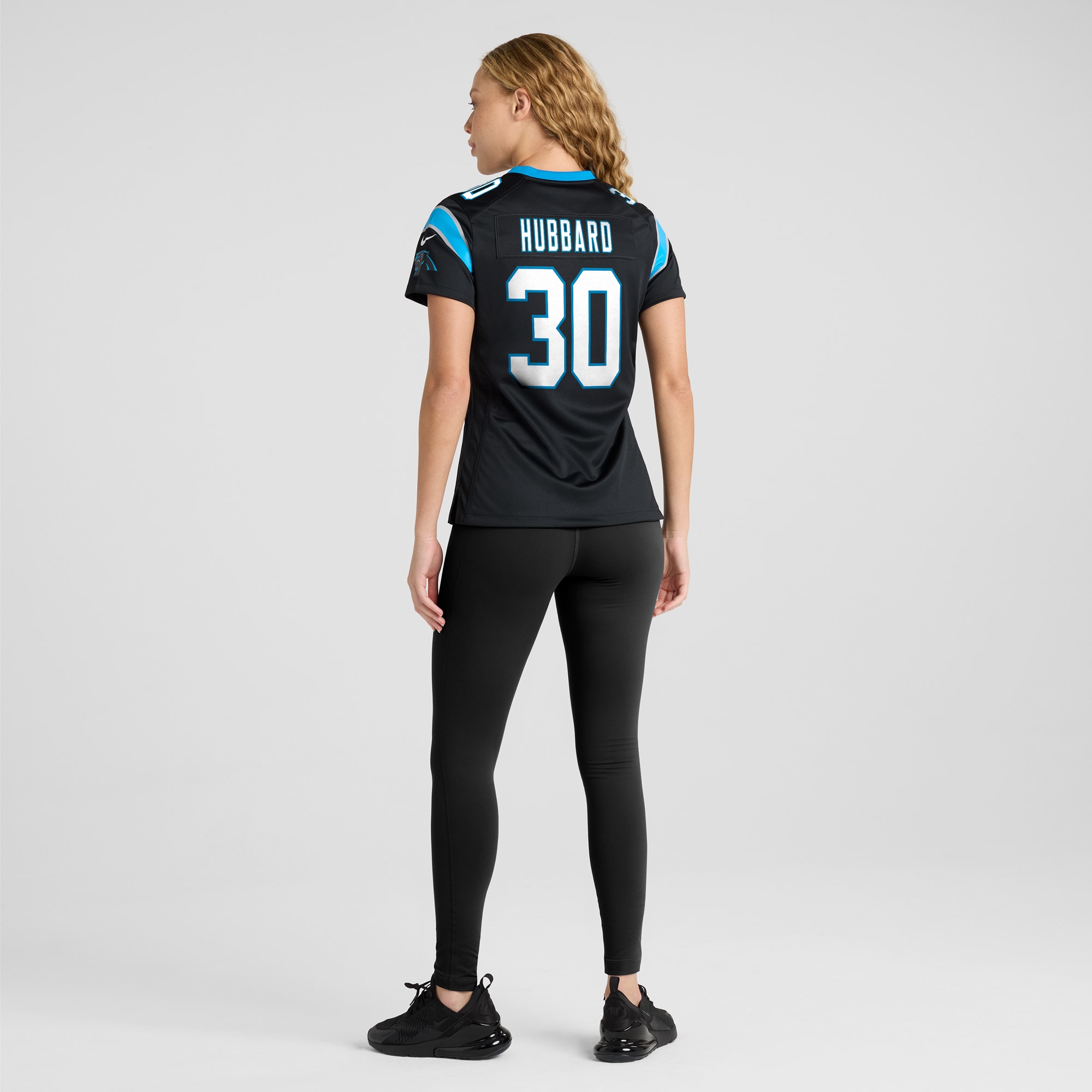 Chuba Hubbard Carolina Panthers Game Jersey Black NFL Football Fan Wear Chuba Hubbard