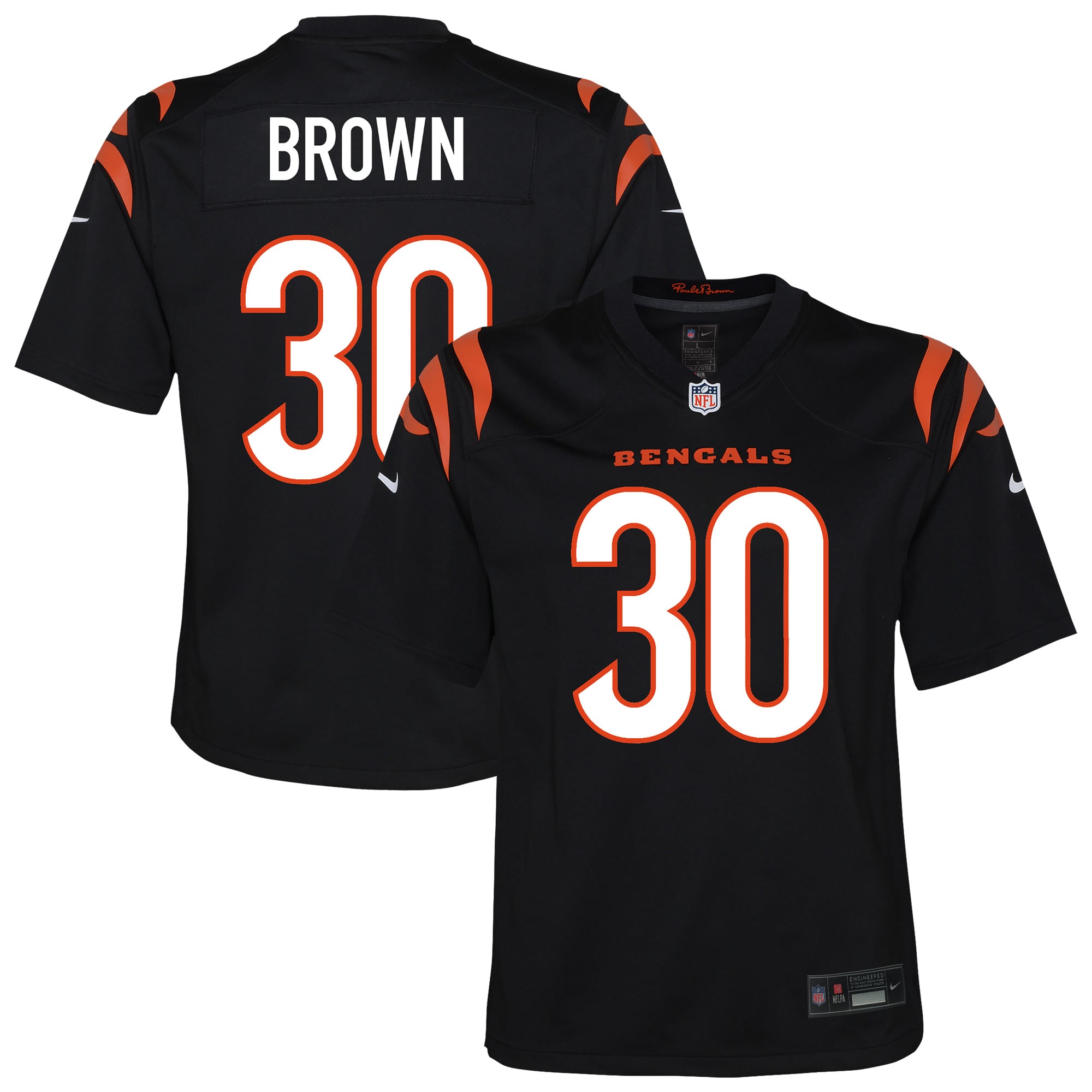 Chase Brown Cincinnati Bengals Jersey Brown NFL Football Fan Wear