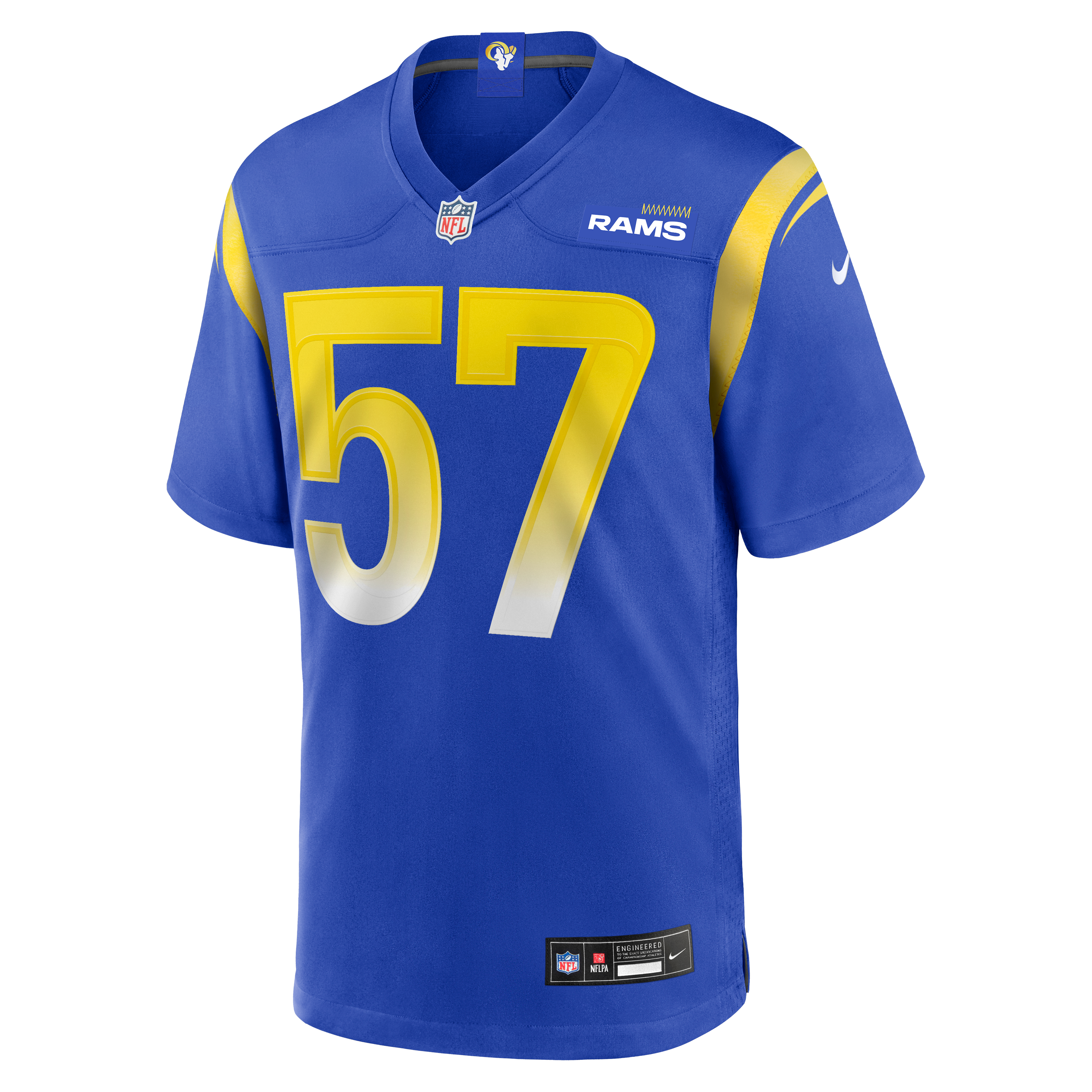 Ty Hamilton Los Angeles Rams Game Jersey Royal NFL Football Fan Wear