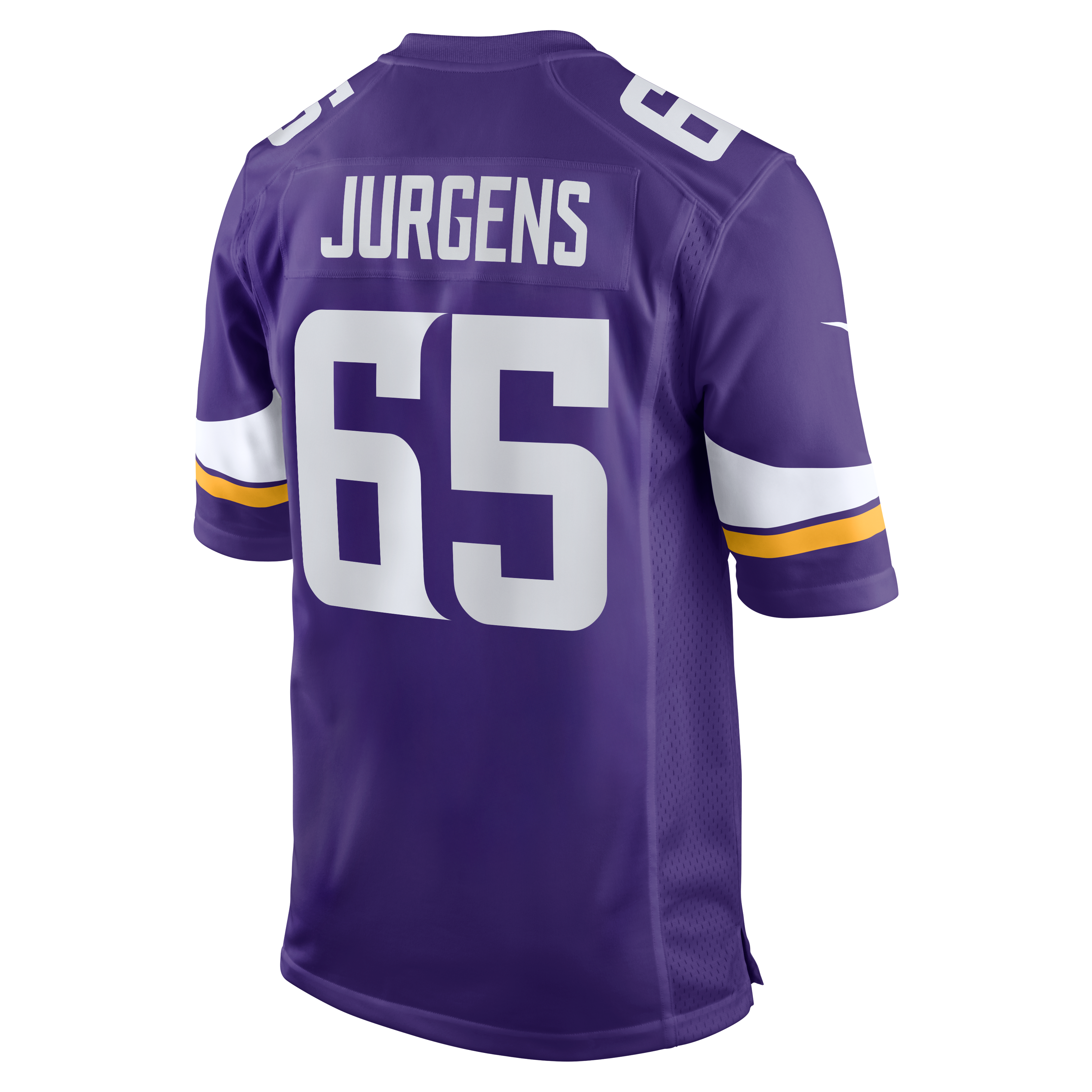 Michael Jurgens Minnesota Vikings Game Jersey Purple NFL Football Fan Wear Michael Jurgens