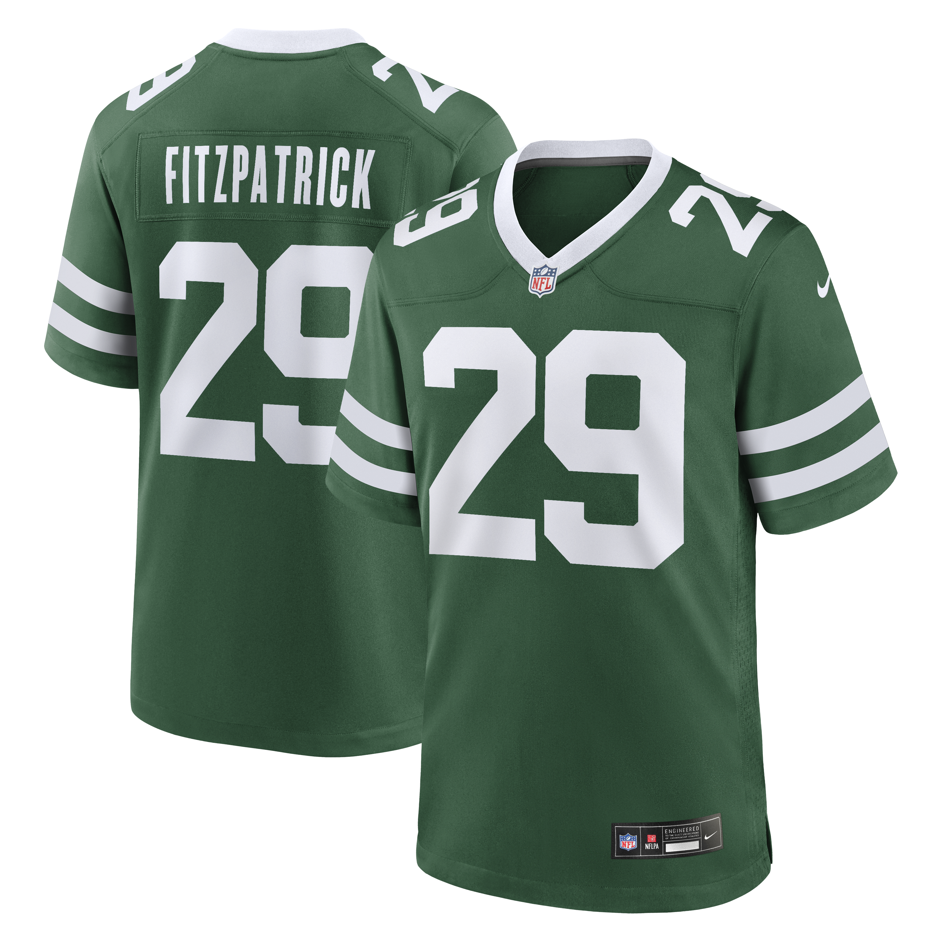 Minkah Fitzpatrick New York Jets Game Jersey Green NFL Football Fan Wear