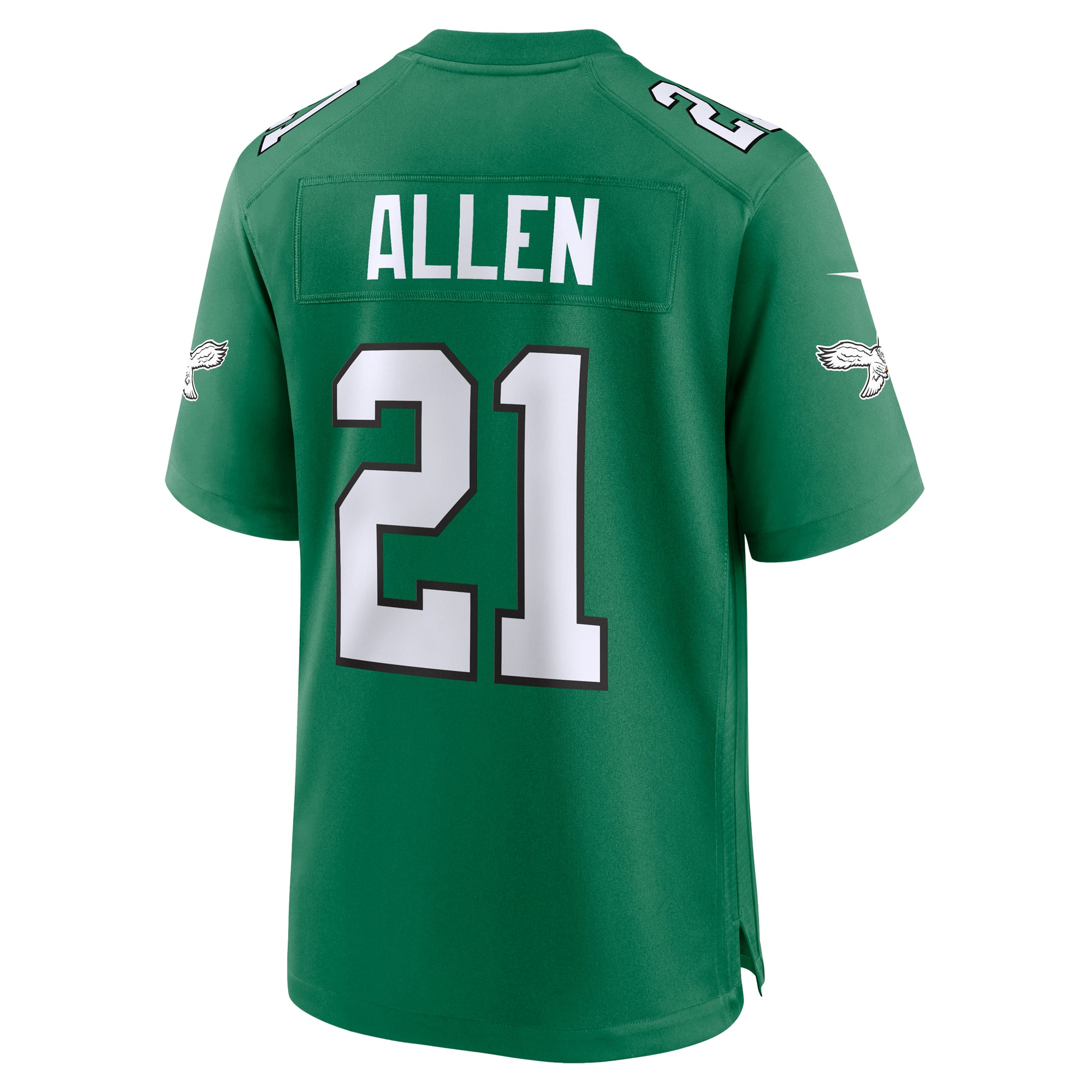 Eric Allen Retired Philadelphia Eagles Game Jersey Kelly Green NFL Football Fan Wear Eric Allen Retired