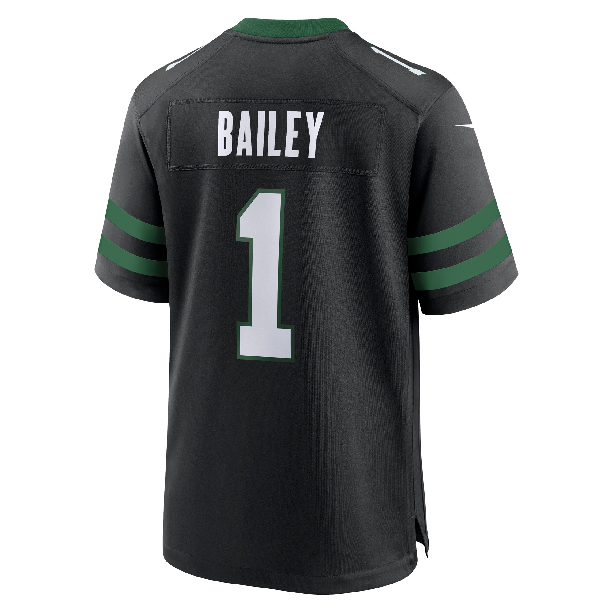 David Bailey New York Jets Player Jersey Black NFL Football Fan Wear David Bailey