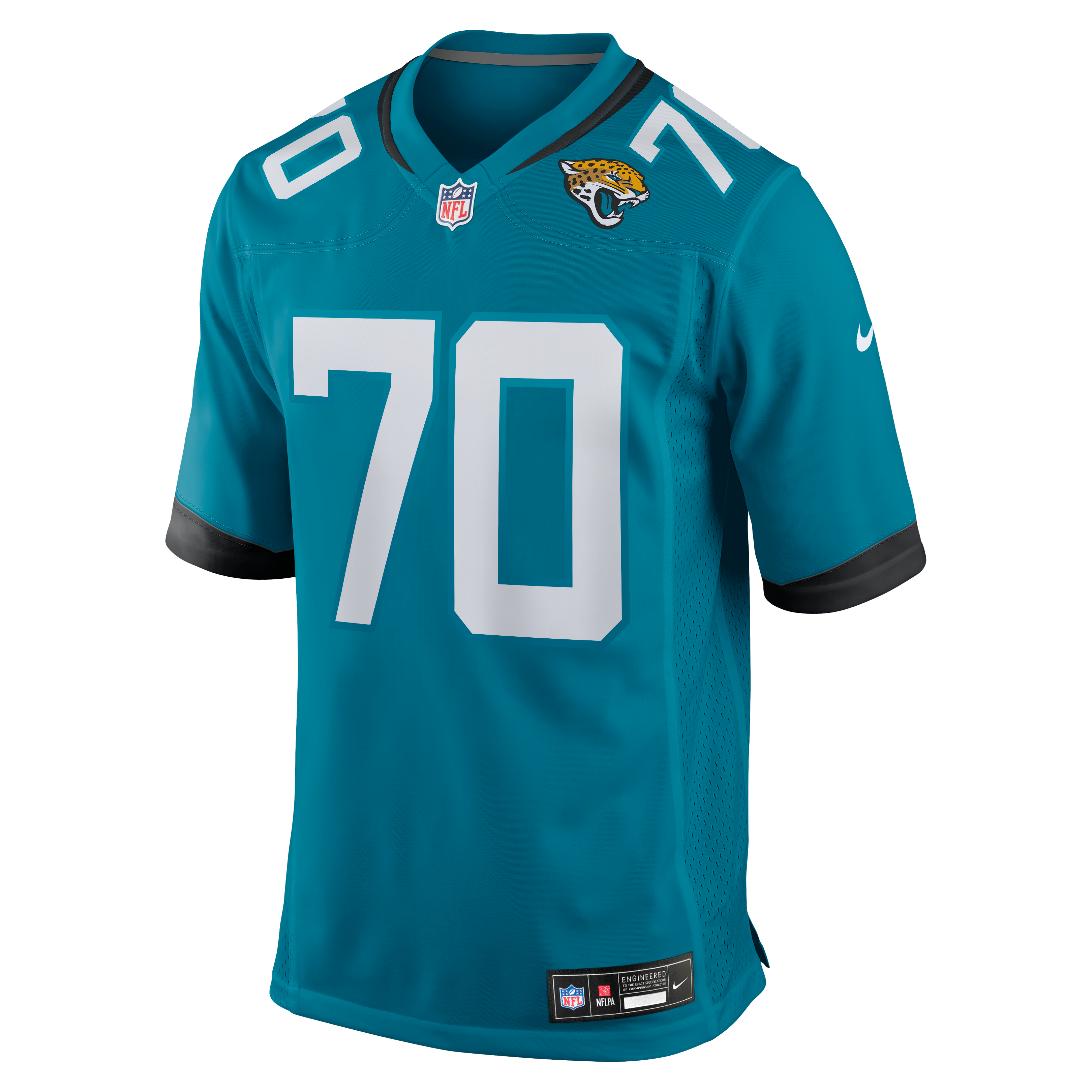 Cole Van Lanen Jacksonville Jaguars Player Jersey Teal NFL Football Fan Wear