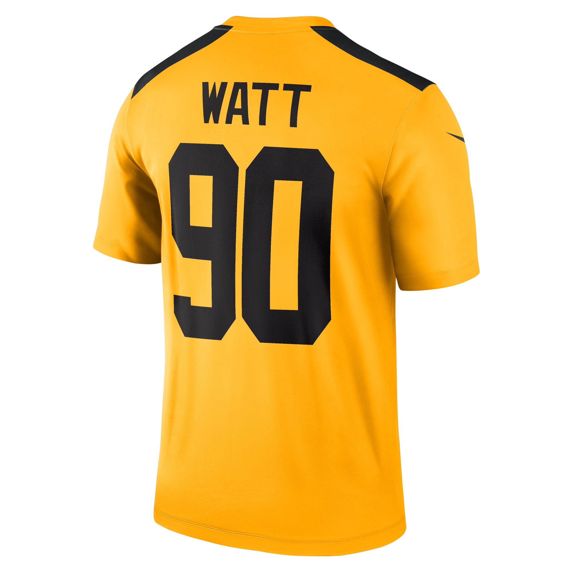 TJ Watt Performance Pittsburgh Steelers Alternate Jersey Gold NFL Football Fan Wear TJ Watt Performance