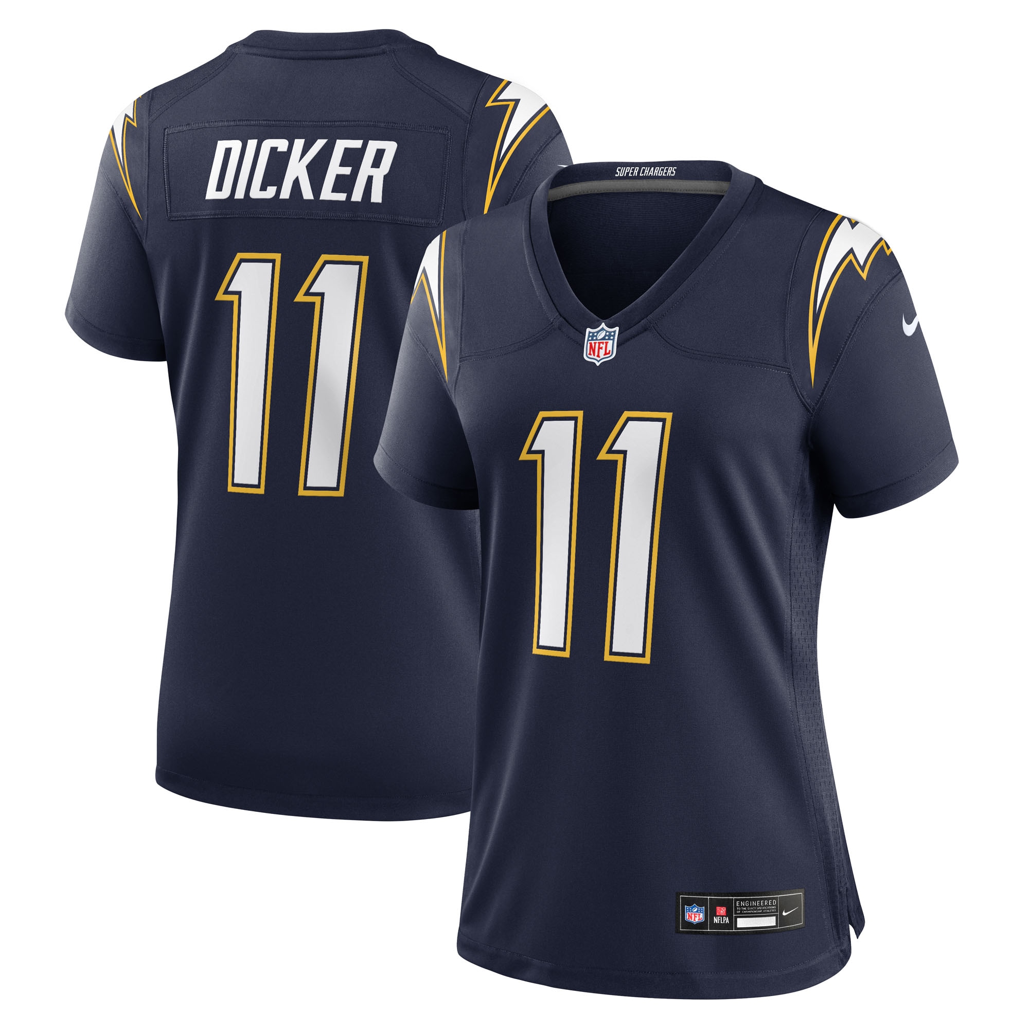 Cameron Dicker Los Angeles Chargers Game Jersey Navy NFL Football Fan Wear