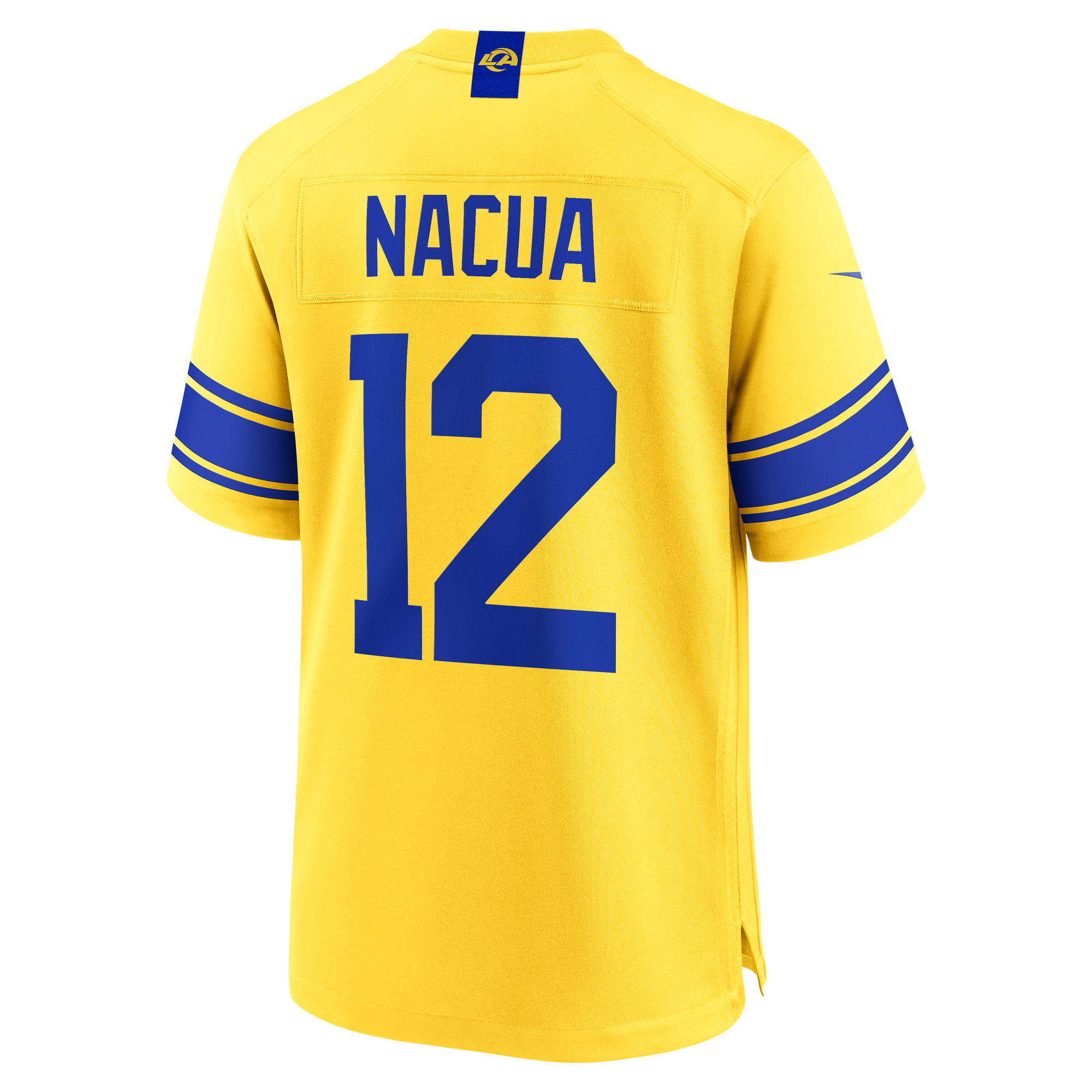 Sol Puka Nacua Los Angeles Rams Game Jersey NFL Football Fan Wear Sol Puka Nacua