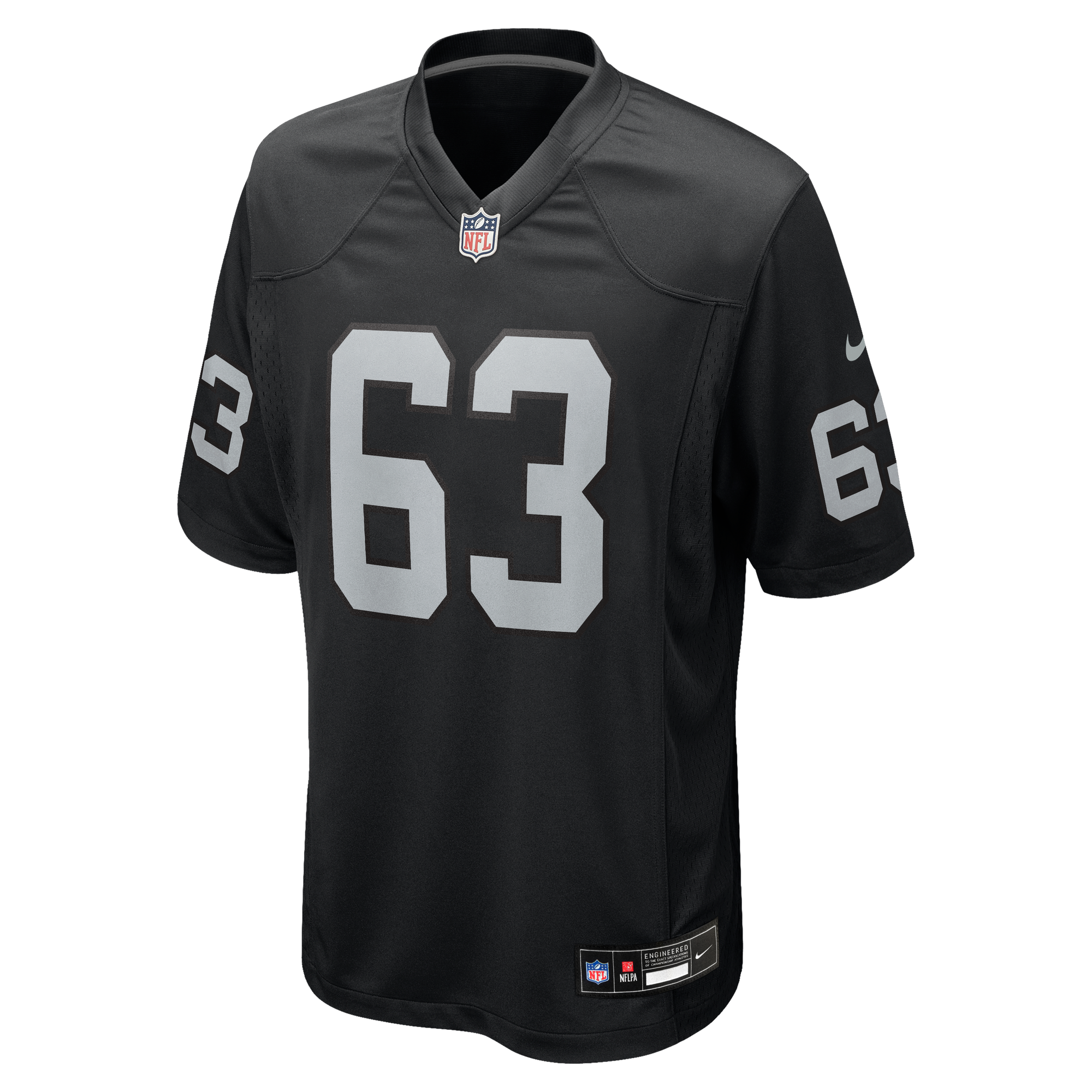 Gene Upshaw Retired Las Vegas Raiders Player Jersey Black NFL Football Fan Wear