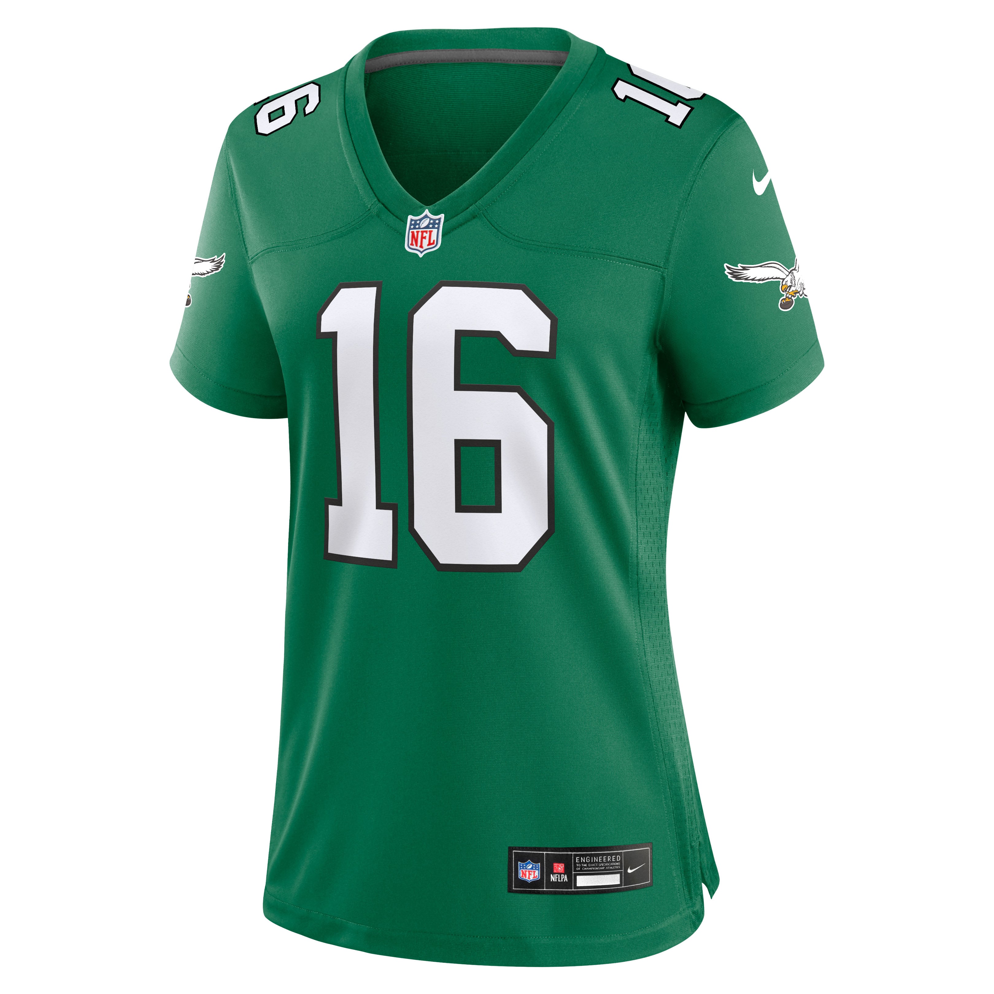 Tanner McKee Philadelphia Eagles Game Jersey Kelly Green NFL Football Fan Wear Tanner McKee