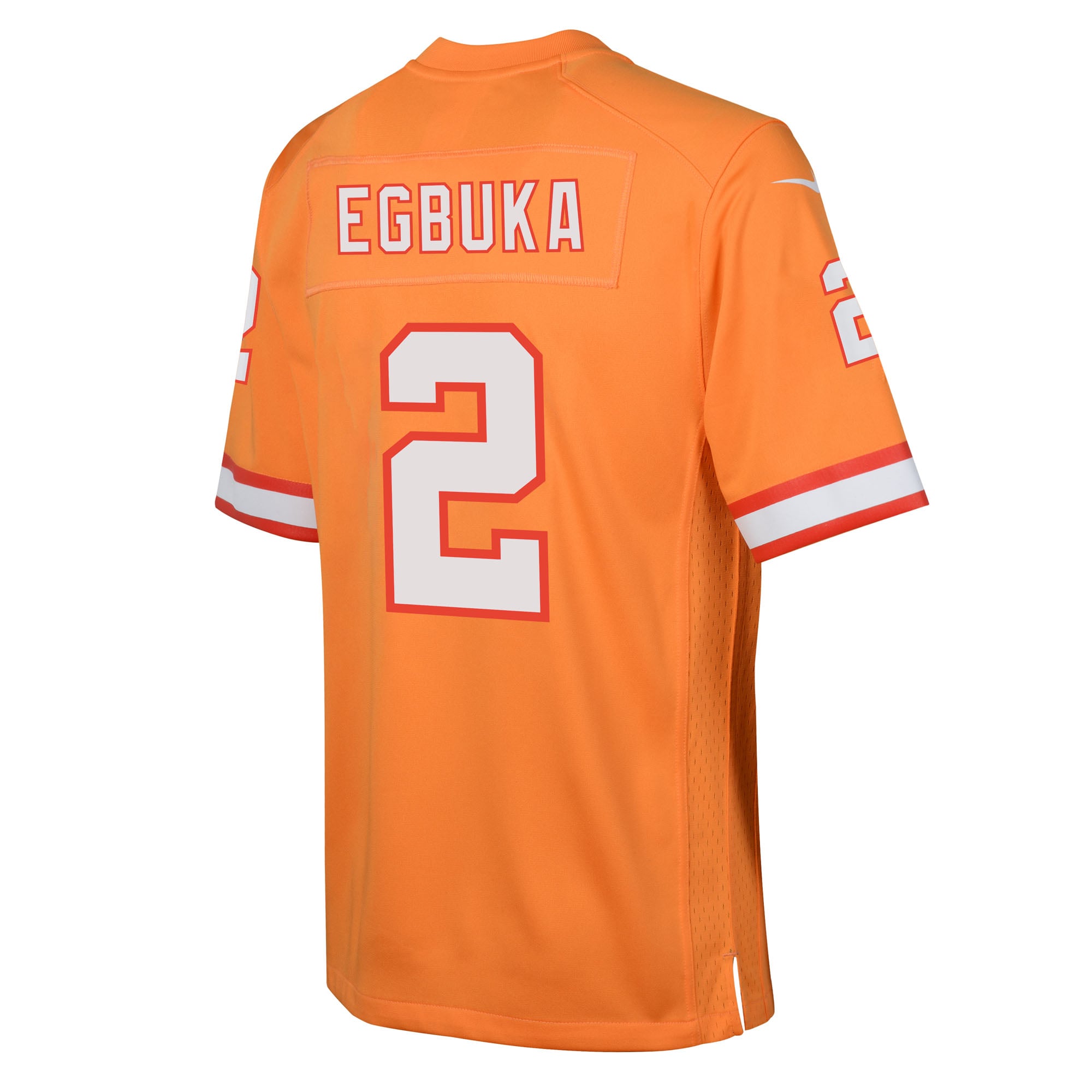 Emeka Egbuka Tampa Bay Buccaneers Game Jersey Orange NFL Football Fan Wear