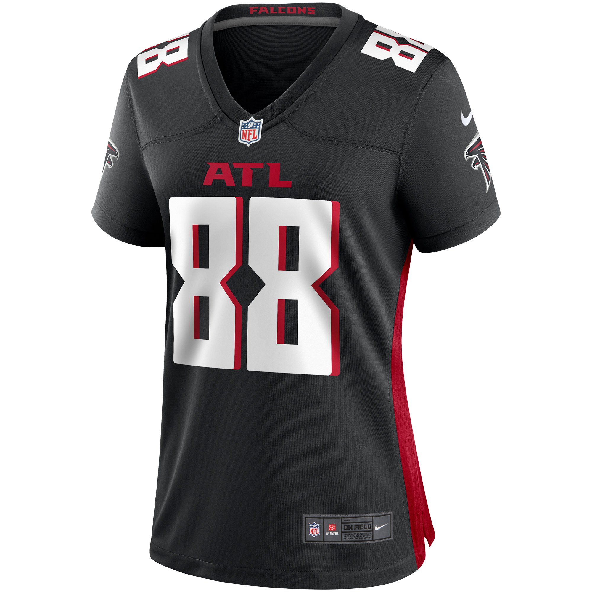 Tony Gonzalez Retired Atlanta Falcons Player Jersey Black NFL Football Fan Wear