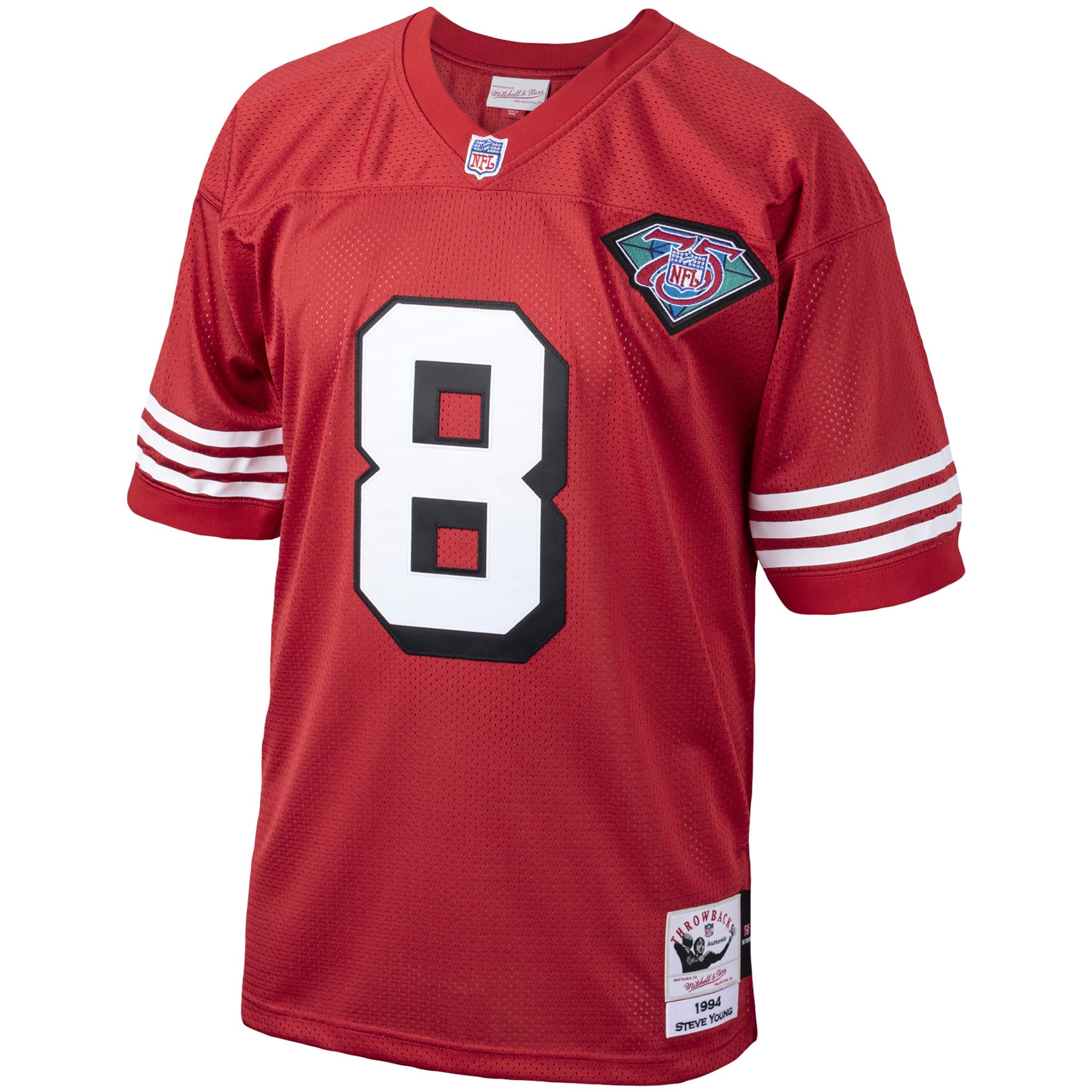 Steve Young Mitchell San Francisco 49ers Player Jersey Scarlet NFL Football Fan Wear