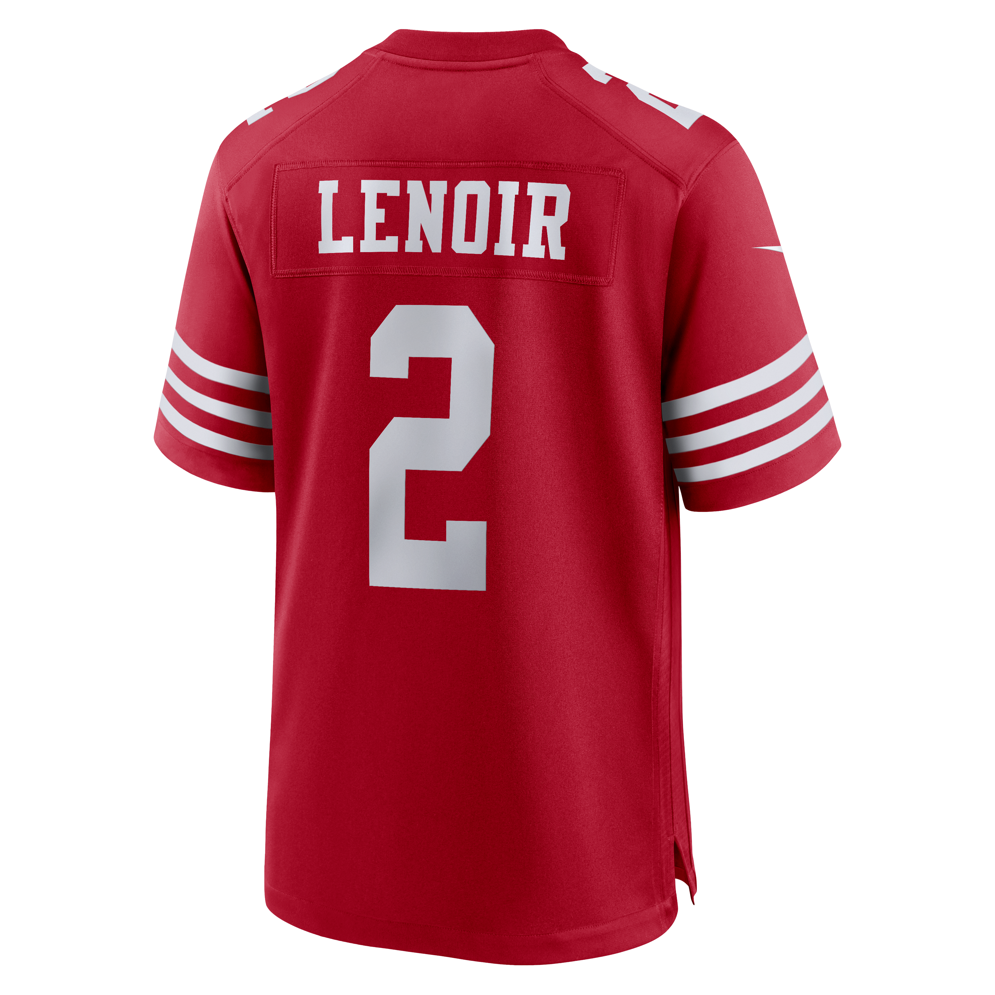 Deommodore Lenoir San Francisco 49ers Game Jersey Scarlet NFL Football Fan Wear Deommodore Lenoir