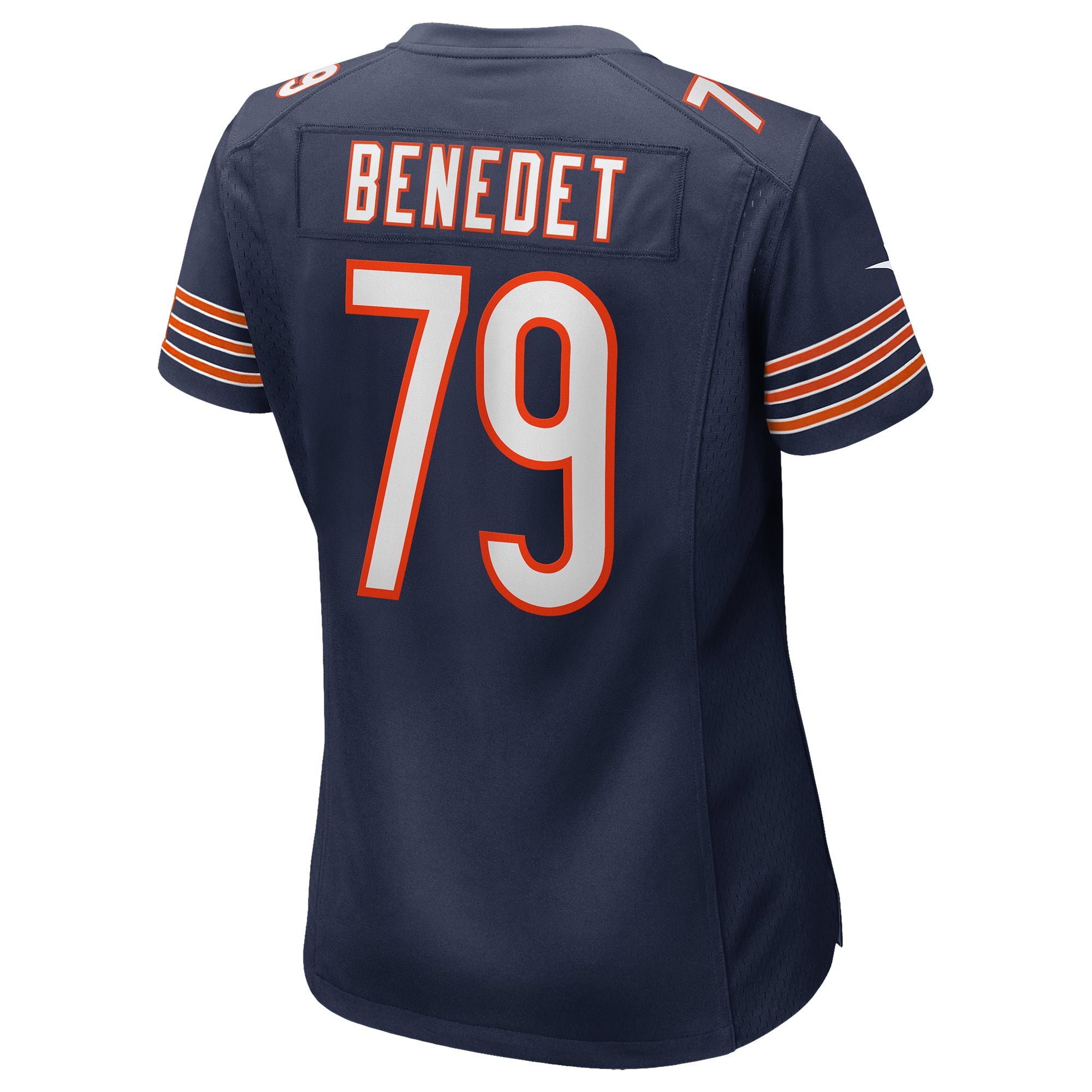 Theo Benedet Chicago Bears Game Jersey Navy NFL Football Fan Wear