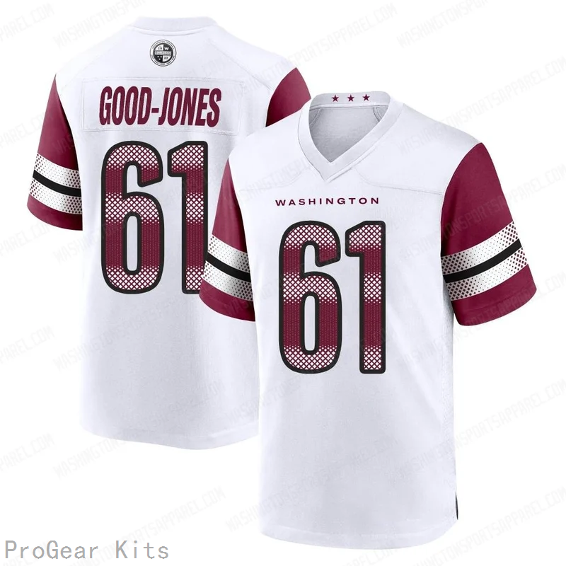 Julian Good Jones Washington Commanders Jersey No.61 White NFL Football Fan Wear