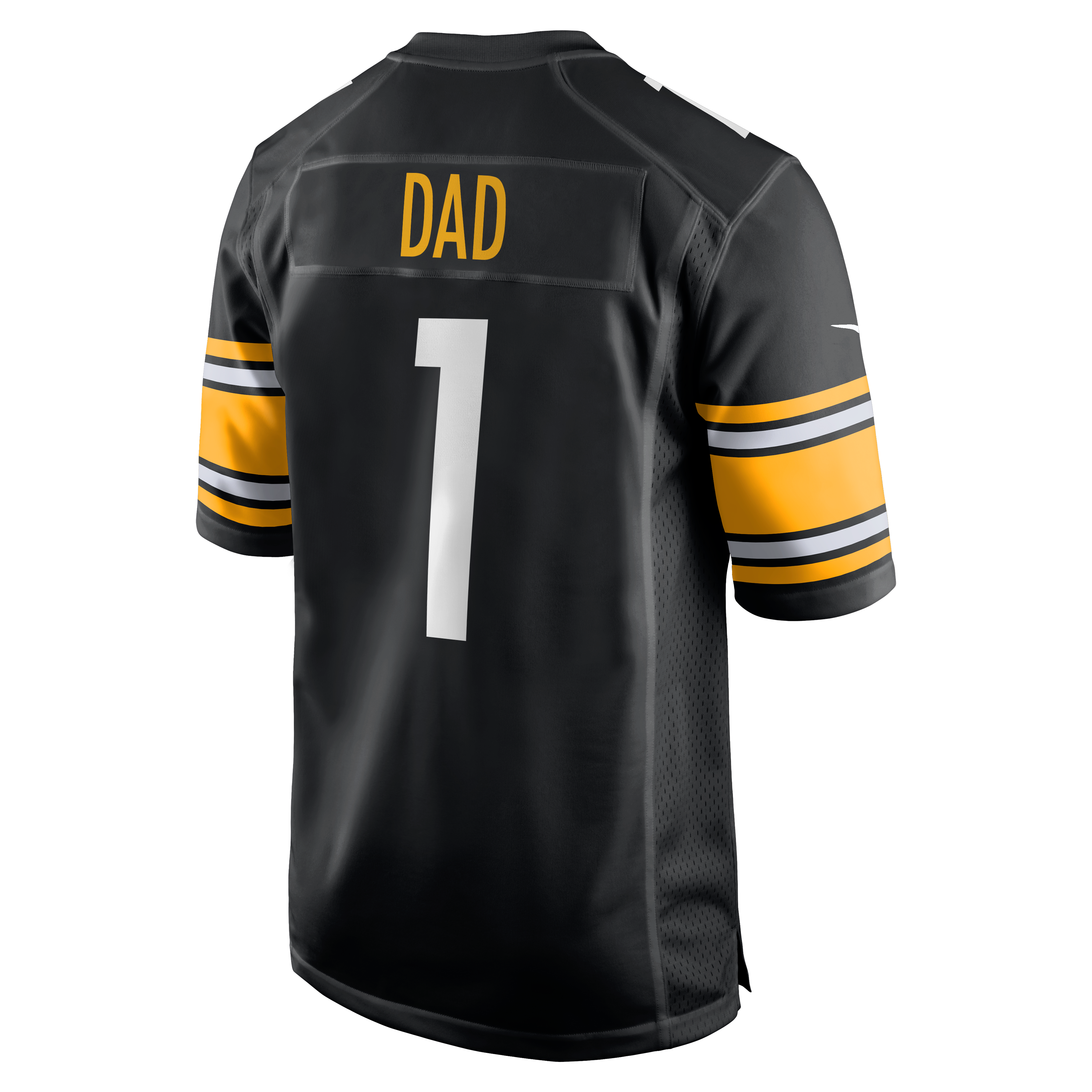 Pittsburgh Steelers Game Jersey No.1 Black NFL Football Fan Wear No.1
