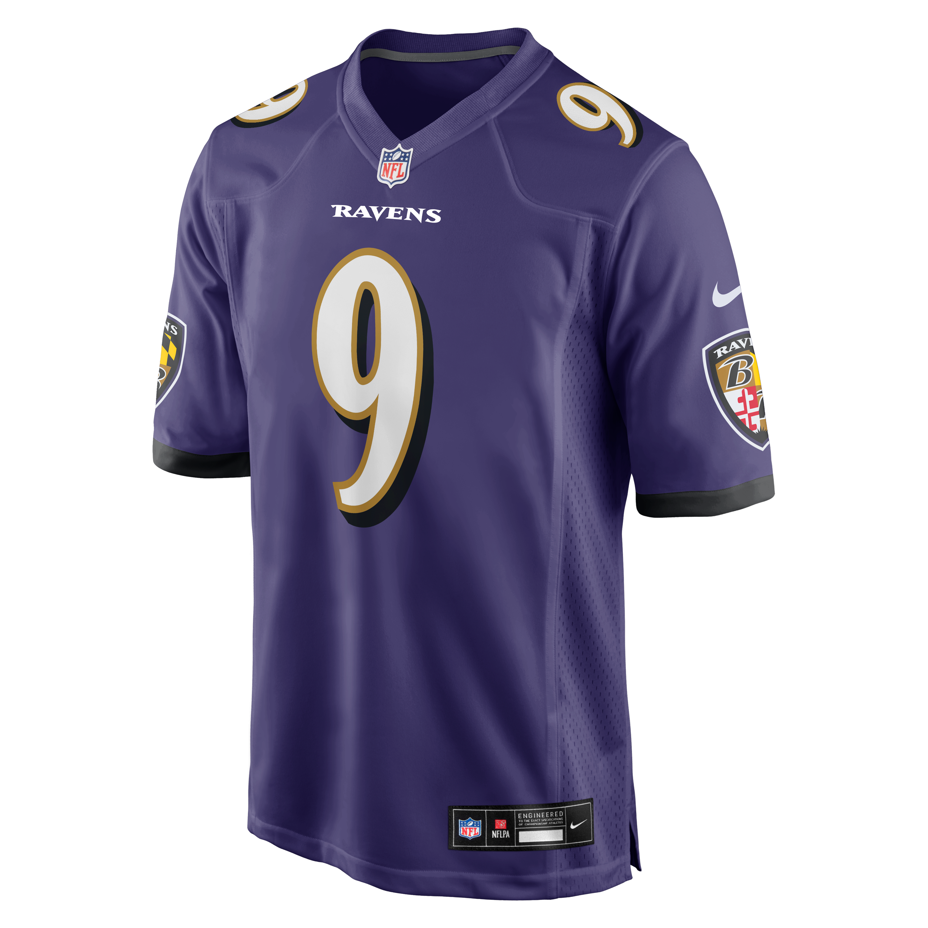 Steve McNair Retired Baltimore Ravens Player Jersey Purple NFL Football Fan Wear
