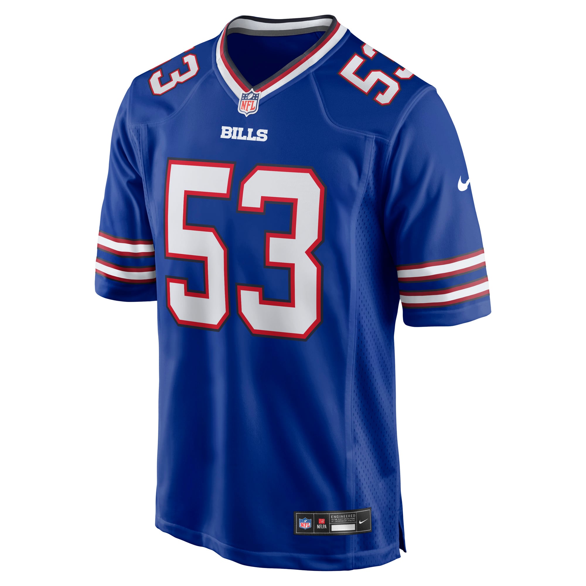 Lloyd Cushenberry Buffalo Bills Game Jersey Royal NFL Football Fan Wear Lloyd Cushenberry