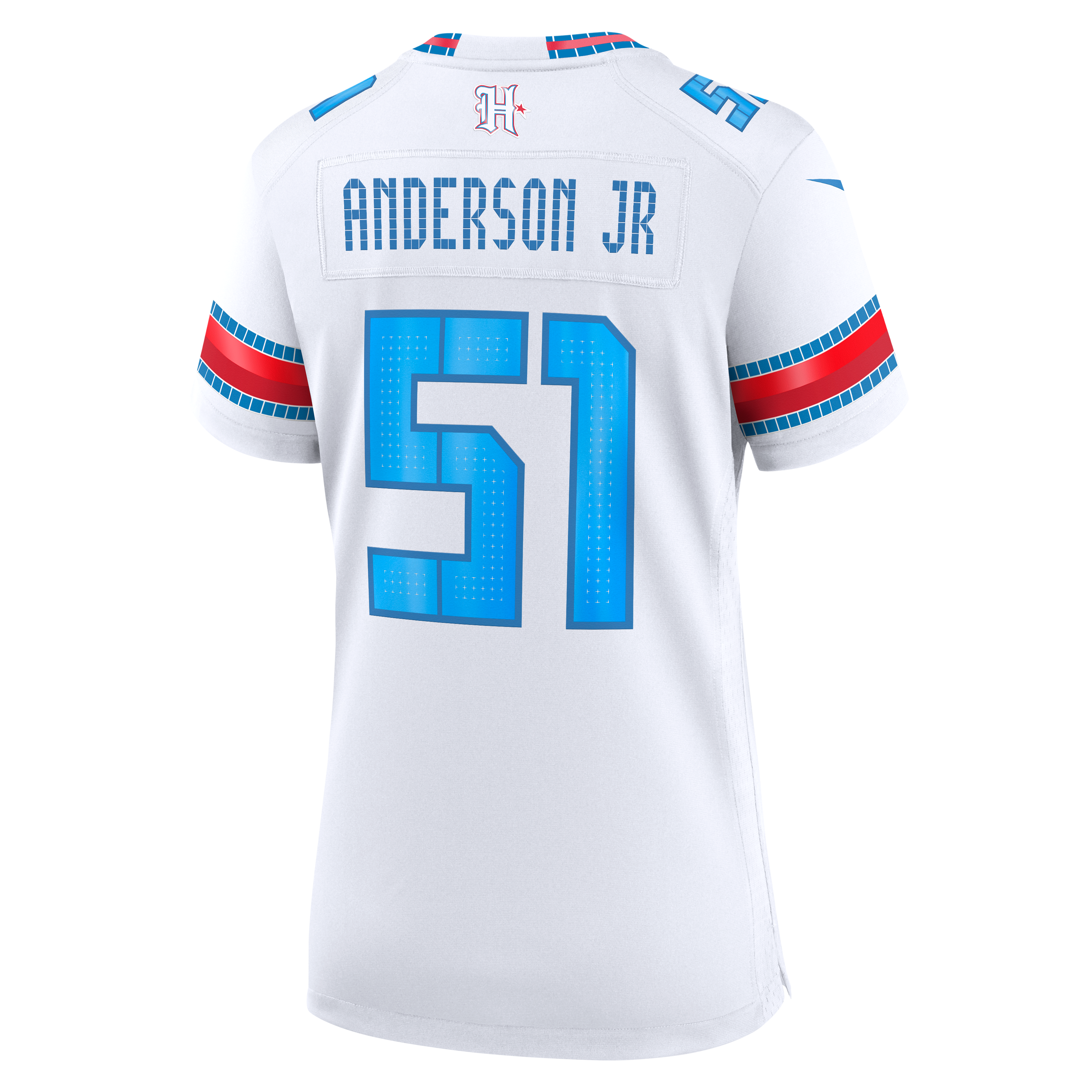 Will Anderson Jr Houston Texans Game Jersey White NFL Football Fan Wear Will Anderson Jr