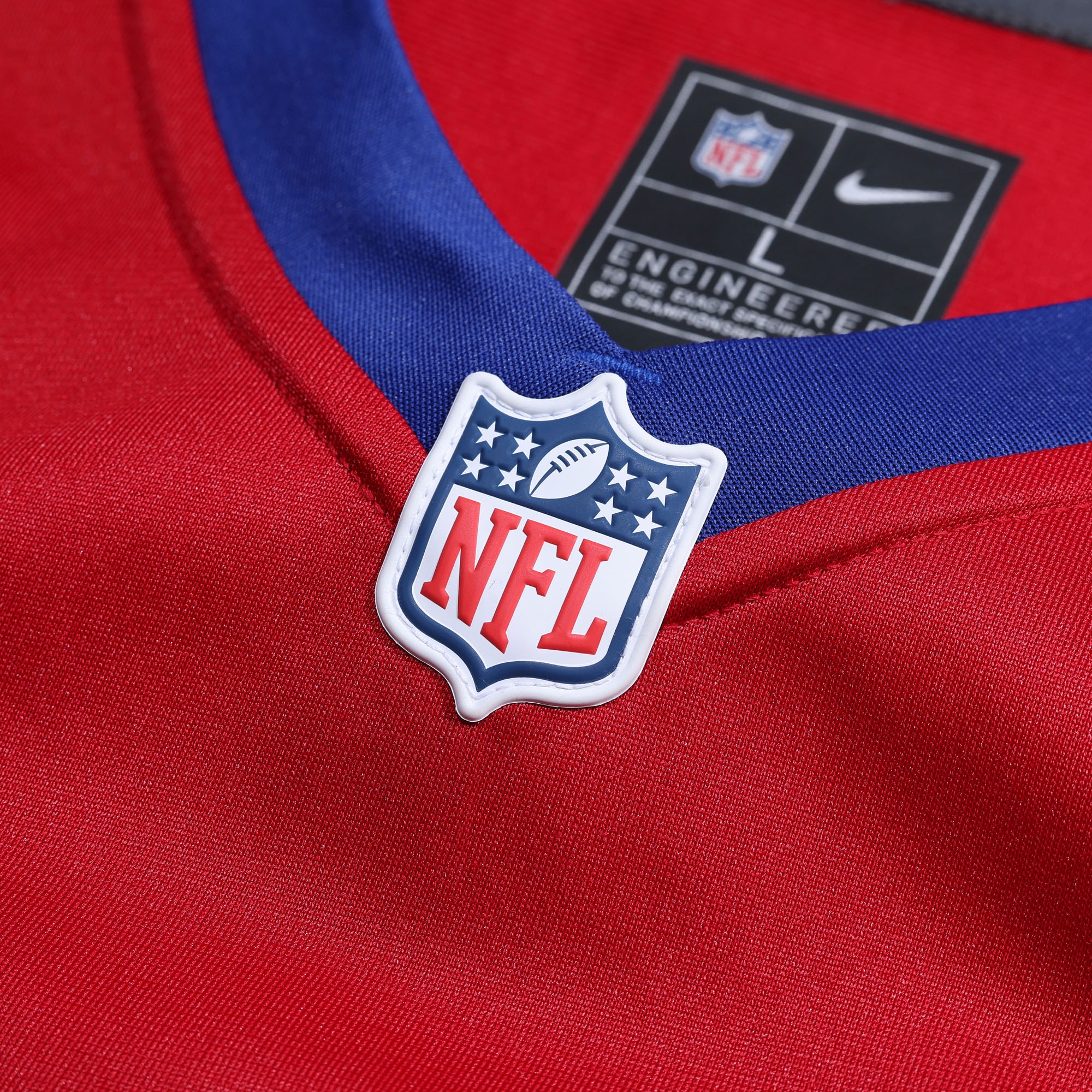 Jaxson Dart Century New York Giants Game Jersey Red NFL Football Fan Wear