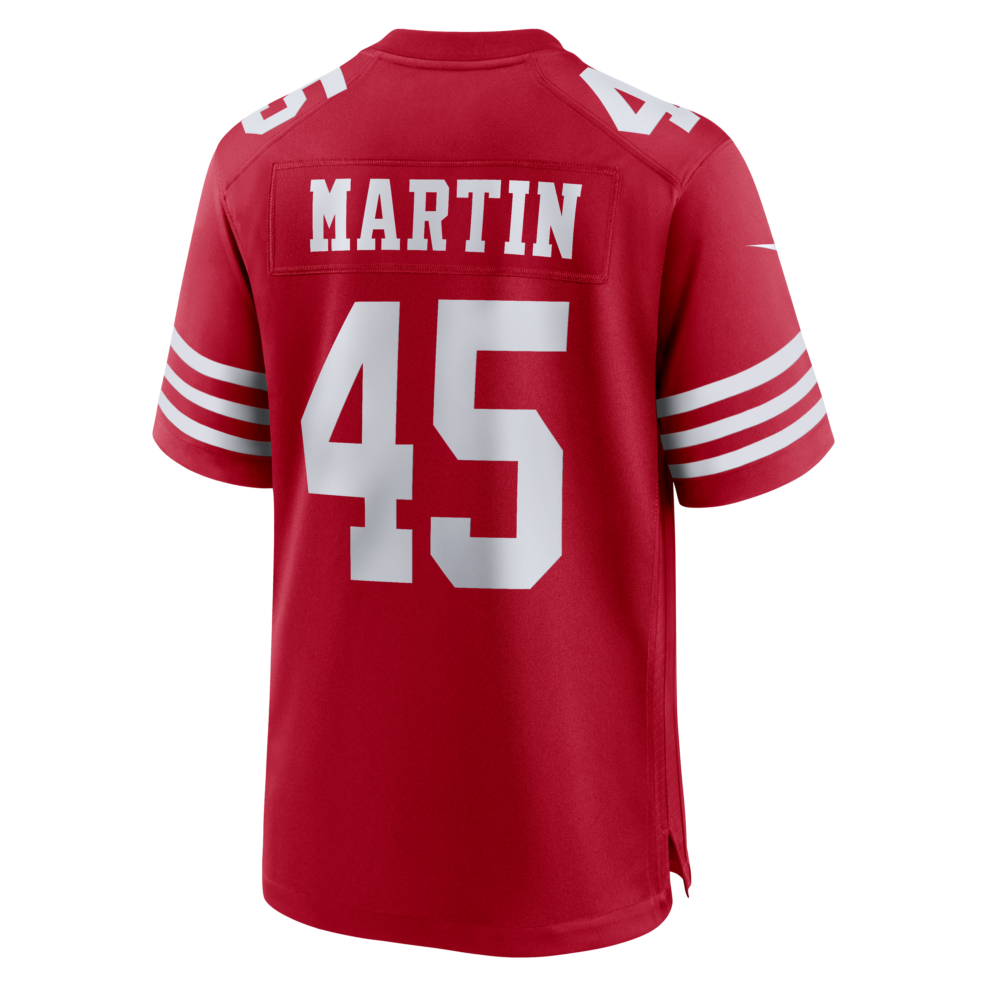 Nick Martin San Francisco 49ers Game Jersey Scarlet NFL Football Fan Wear Nick Martin