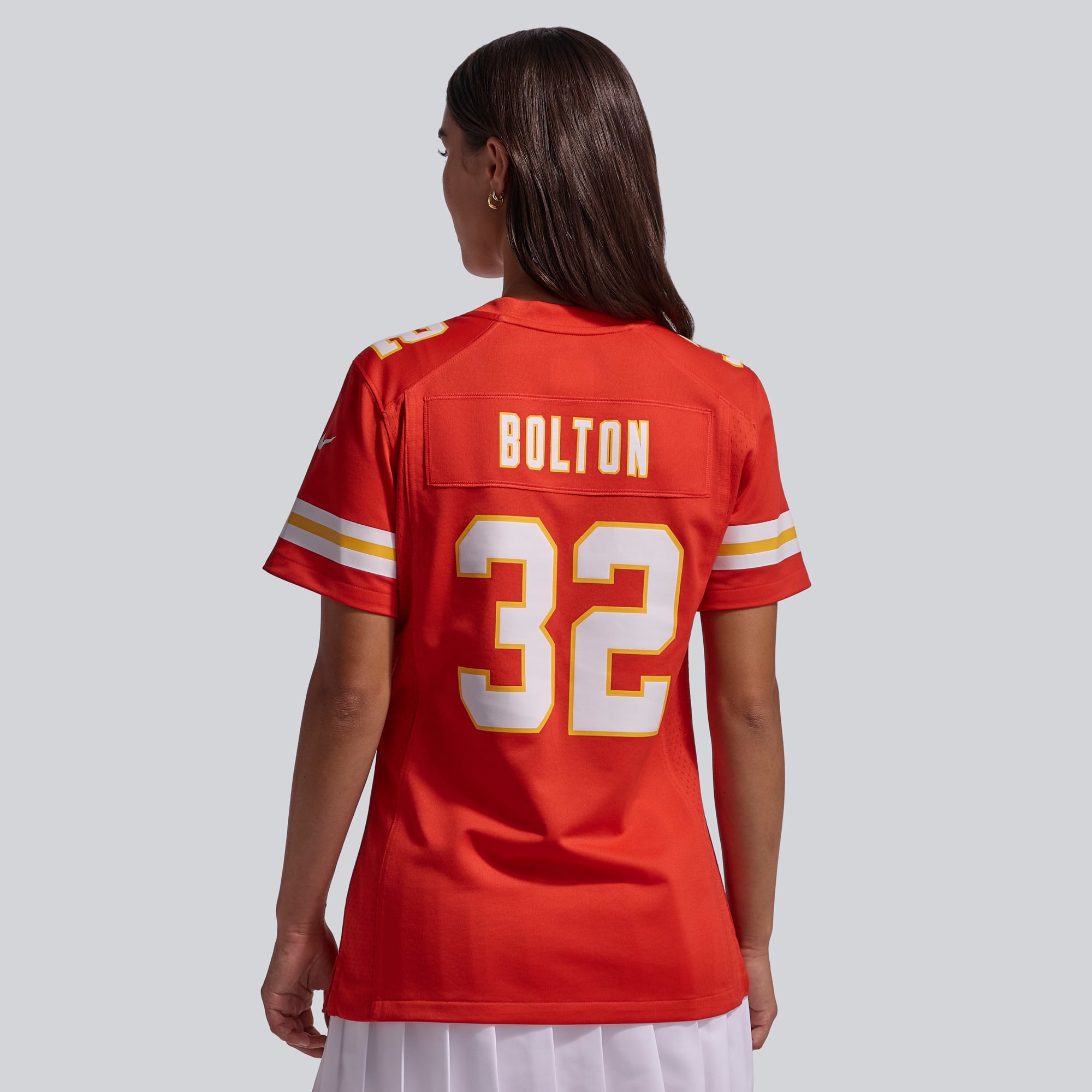 Nick Bolton Kansas City Chiefs Player Jersey White NFL Football Fan Wear