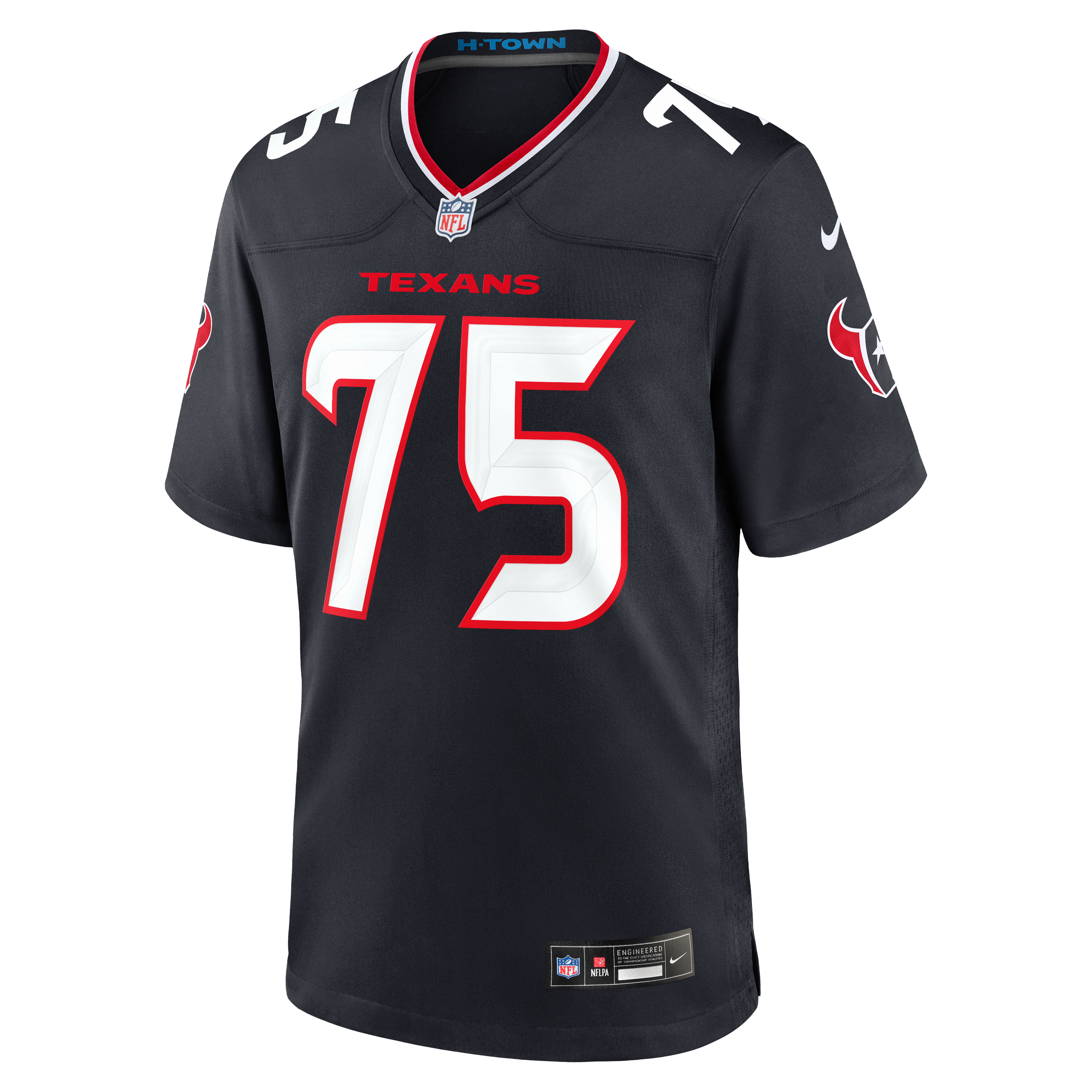 Wyatt Teller Houston Texans Game Jersey Navy NFL Football Fan Wear