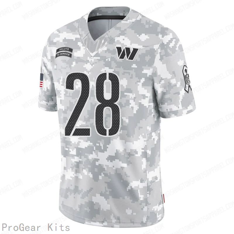 Darrell Washington Commanders Jersey No.28 Green NFL Football Fan Wear Darrell