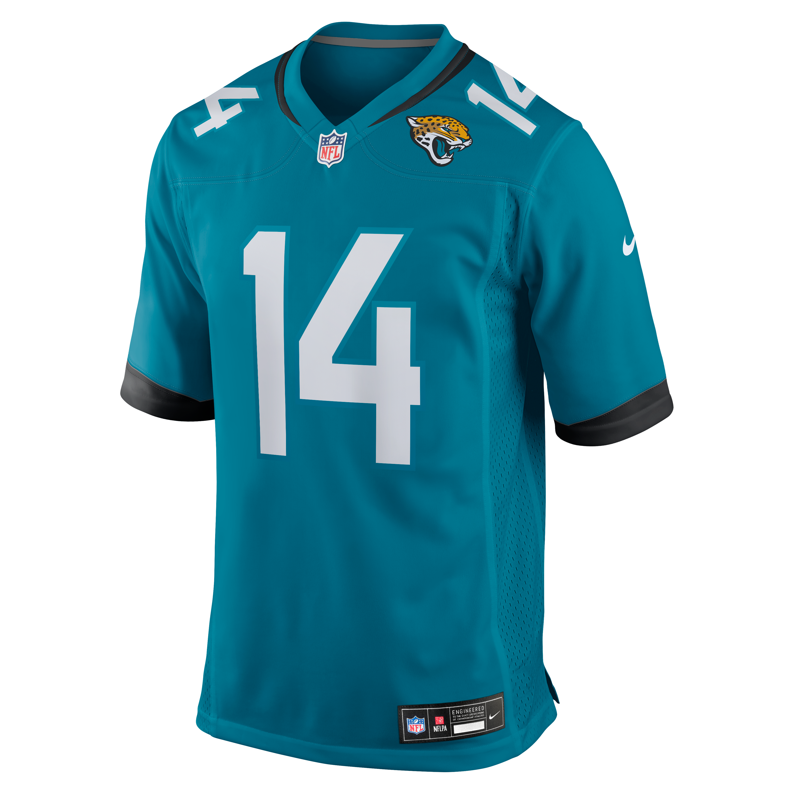 Nick Mullens Jacksonville Jaguars Game Jersey Teal NFL Football Fan Wear