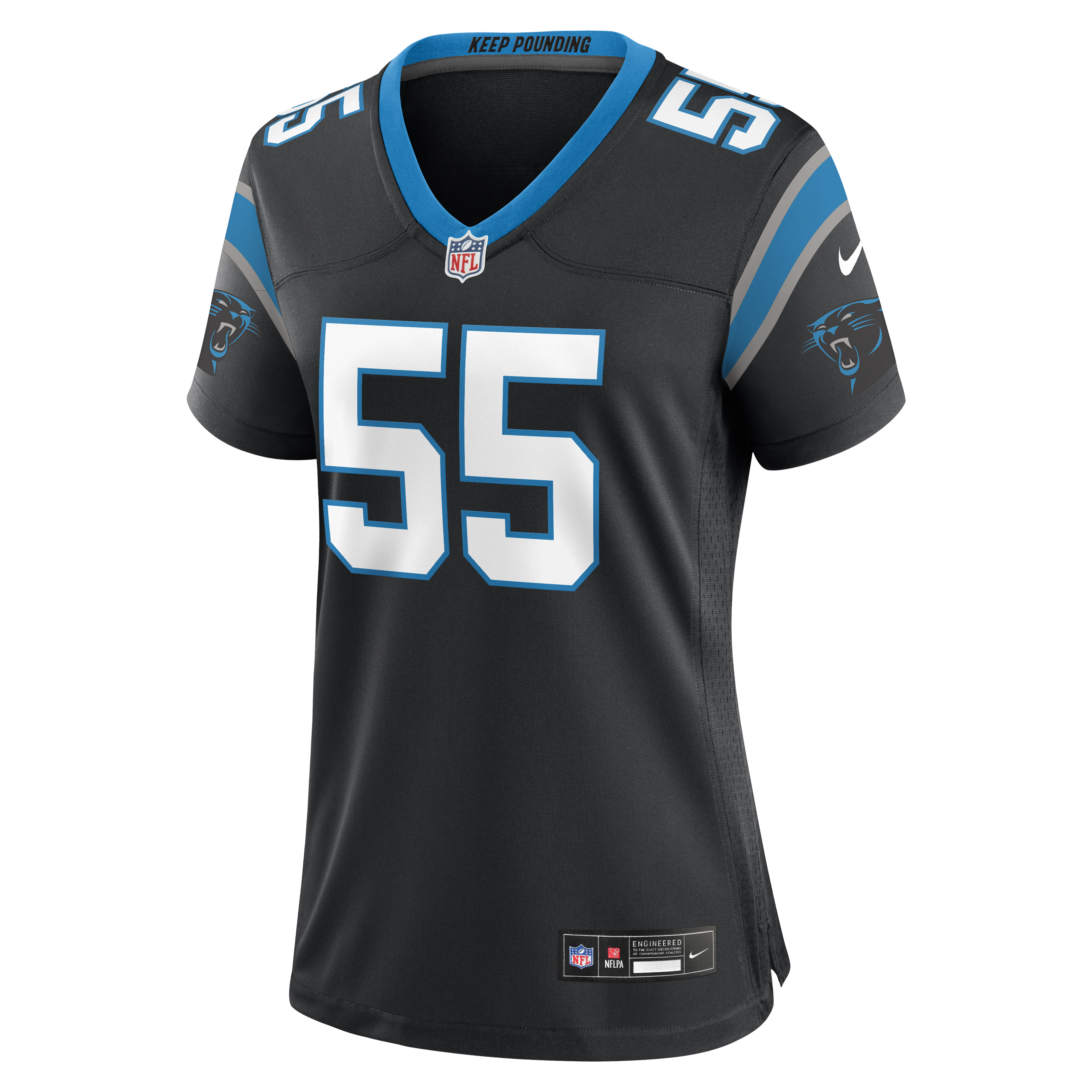 Devin Lloyd Carolina Panthers Game Jersey Black NFL Football Fan Wear