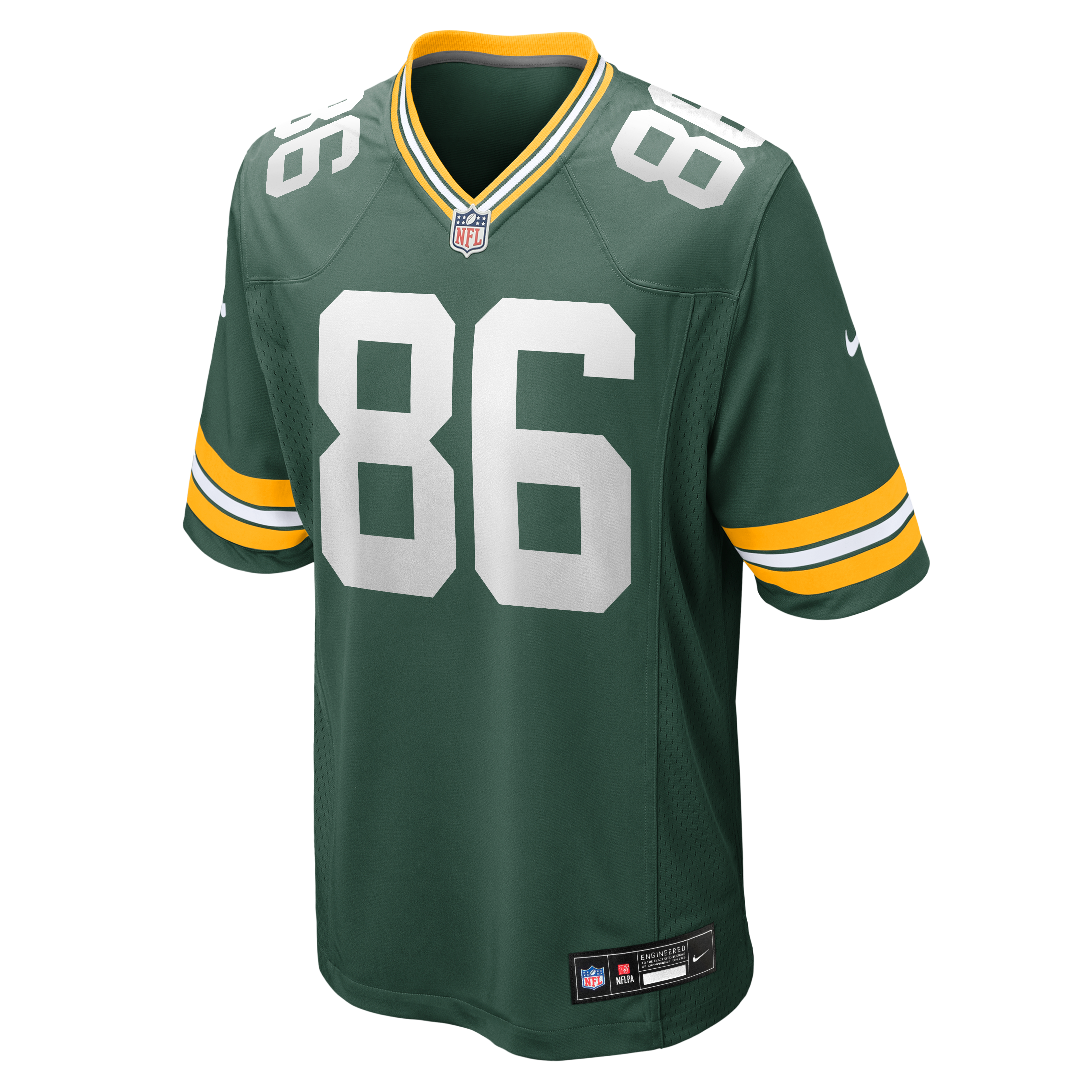 John FitzPatrick Green Bay Packers Game Jersey Green NFL Football Fan Wear