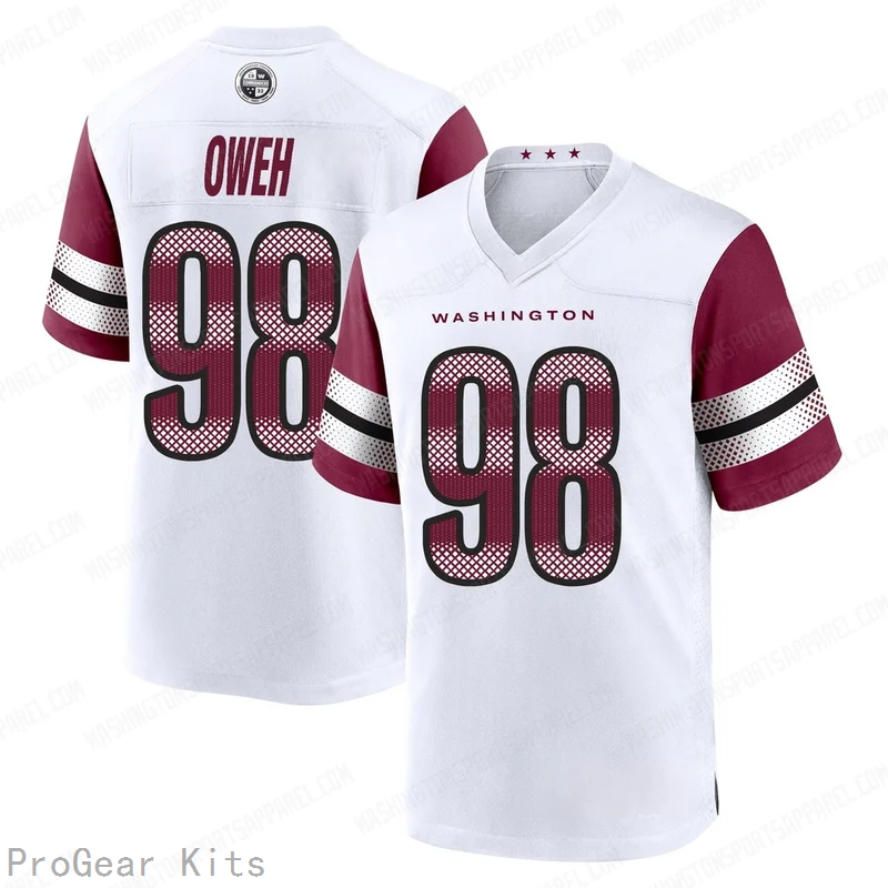 Odafe Oweh Washington Commanders Jersey No.98 White NFL Football Fan Wear Odafe Oweh