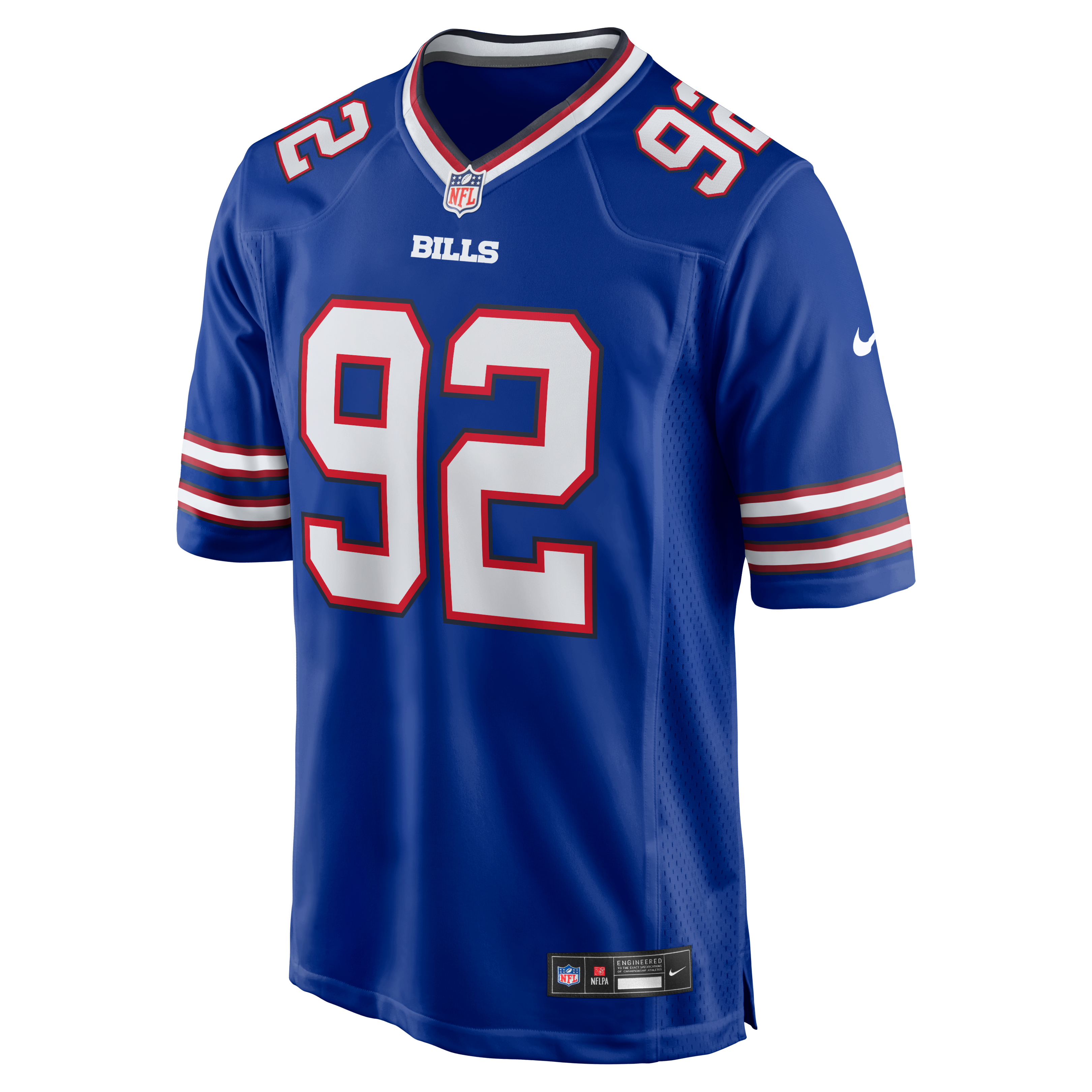 Zane Durant Buffalo Bills Game Jersey Royal NFL Football Fan Wear Zane Durant