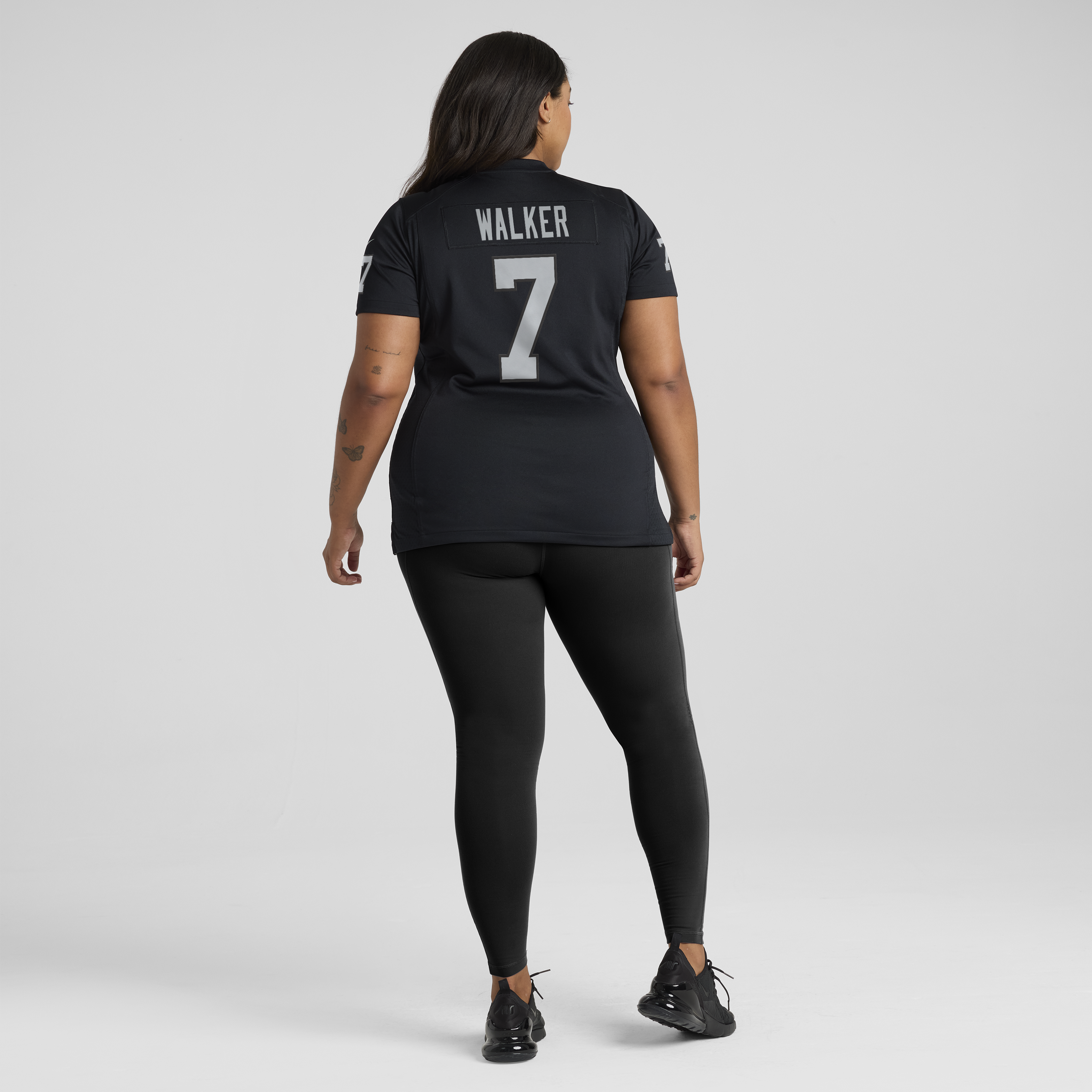 Quay Walker Las Vegas Raiders Game Jersey Black NFL Football Fan Wear Quay Walker