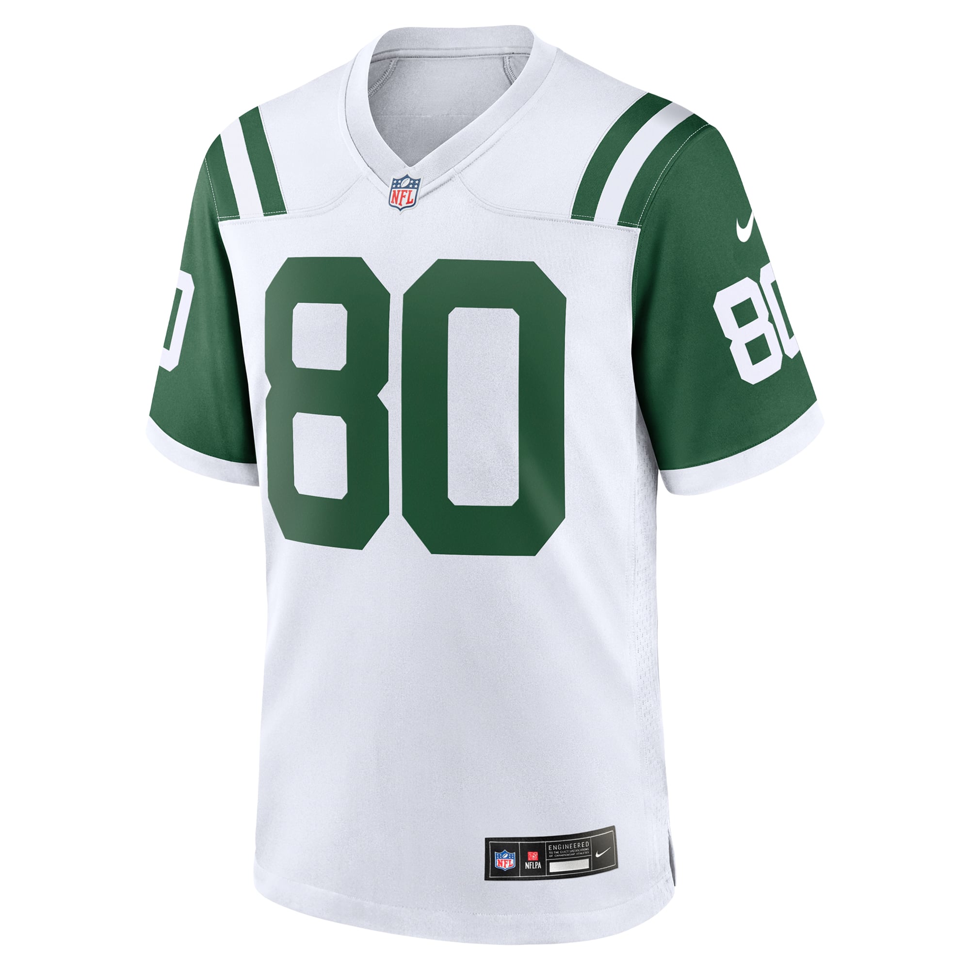 Wayne Chrebet Retired New York Jets Game Jersey White NFL Football Fan Wear