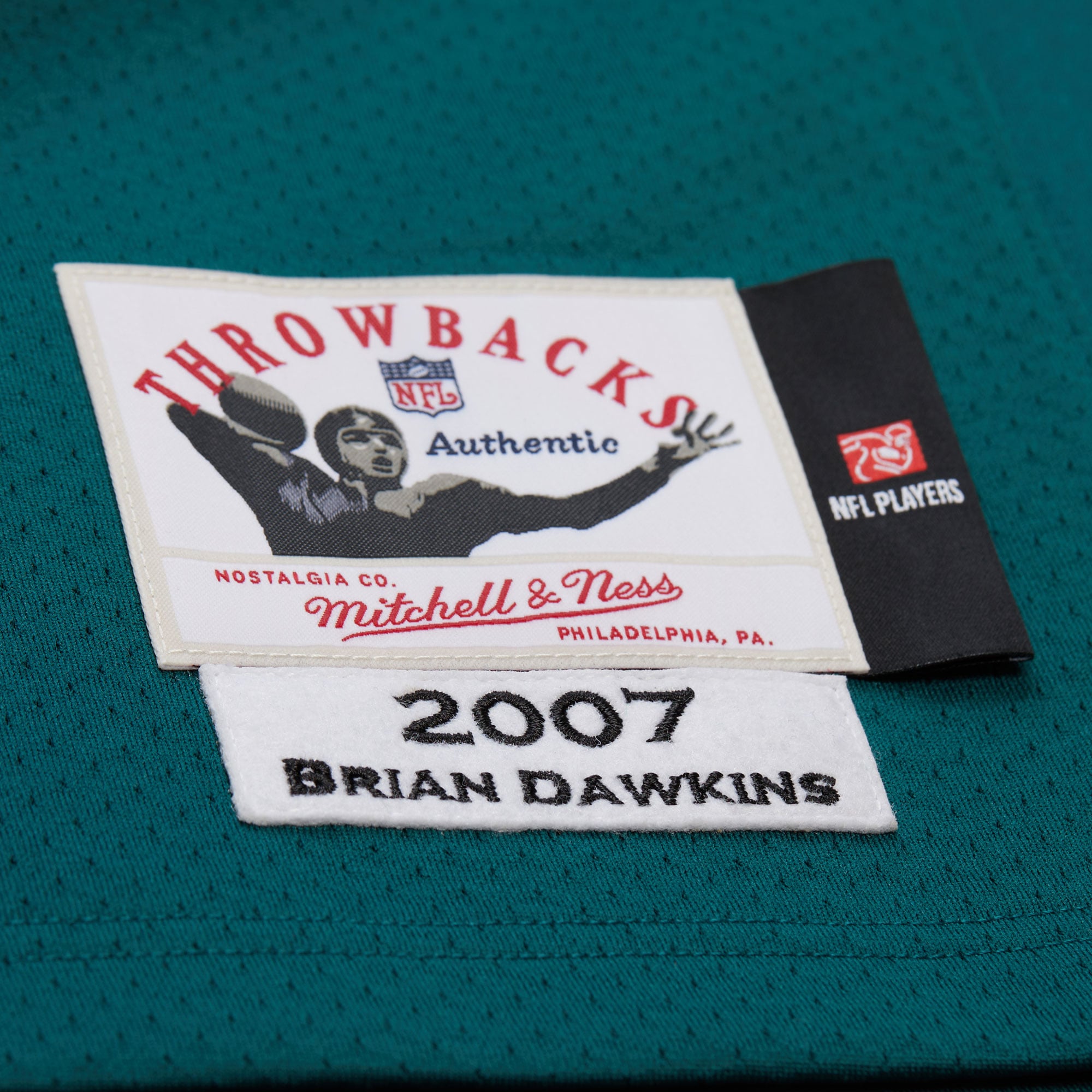 Retired Brian Dawkins Philadelphia Eagles Player Jersey Green NFL Football Fan Wear Retired Brian Dawkins