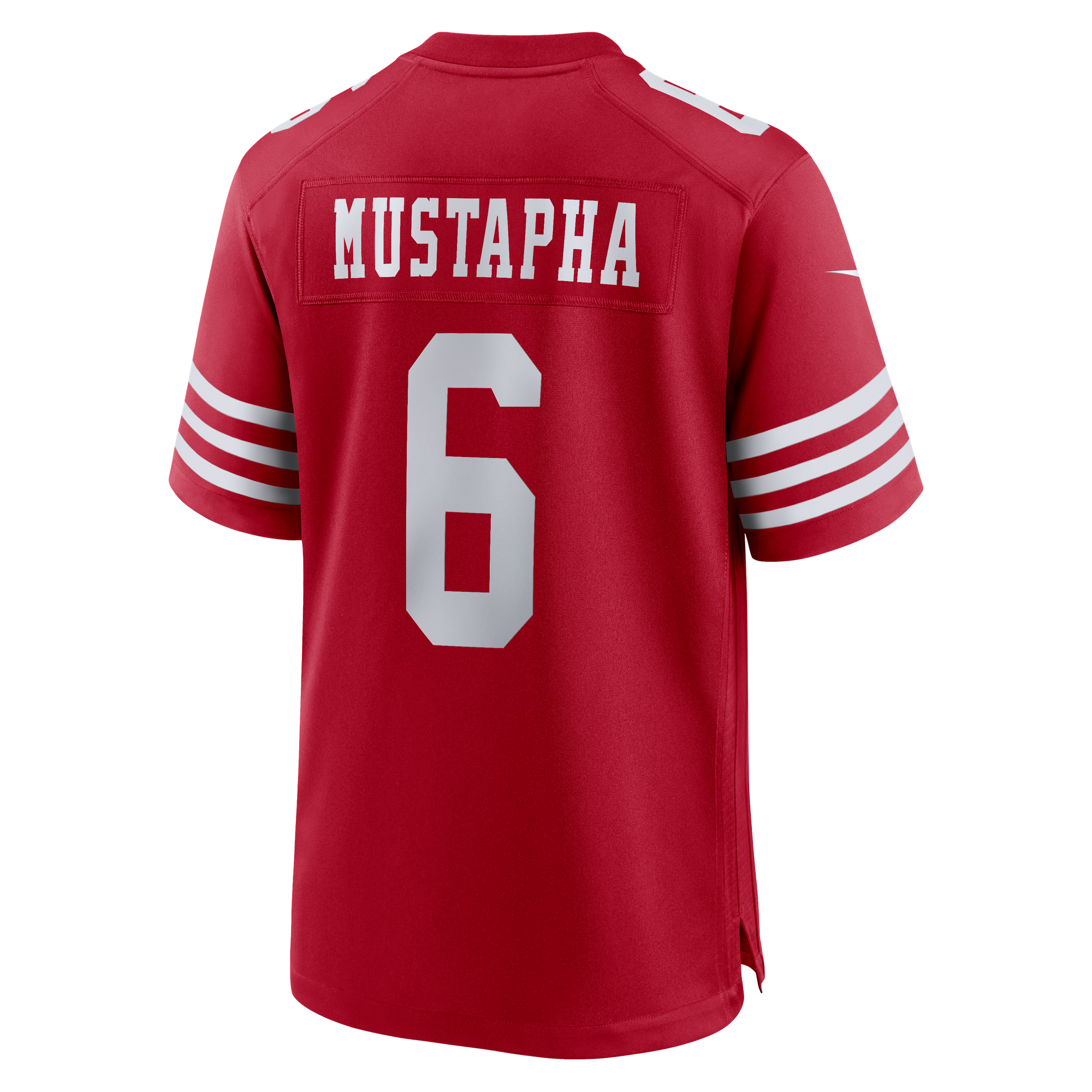 Malik Mustapha San Francisco 49ers Game Jersey Scarlet NFL Football Fan Wear