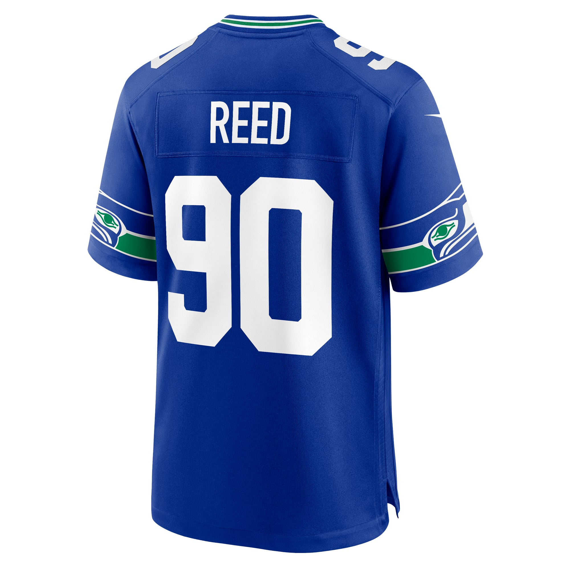 Jarran Reed Seattle Seahawks Game Jersey Royal NFL Football Fan Wear