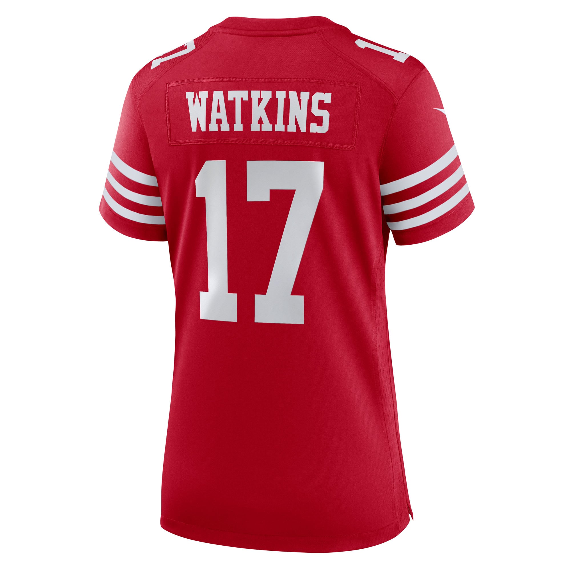 Jordan Watkins San Francisco 49ers Game Jersey Scarlet NFL Football Fan Wear