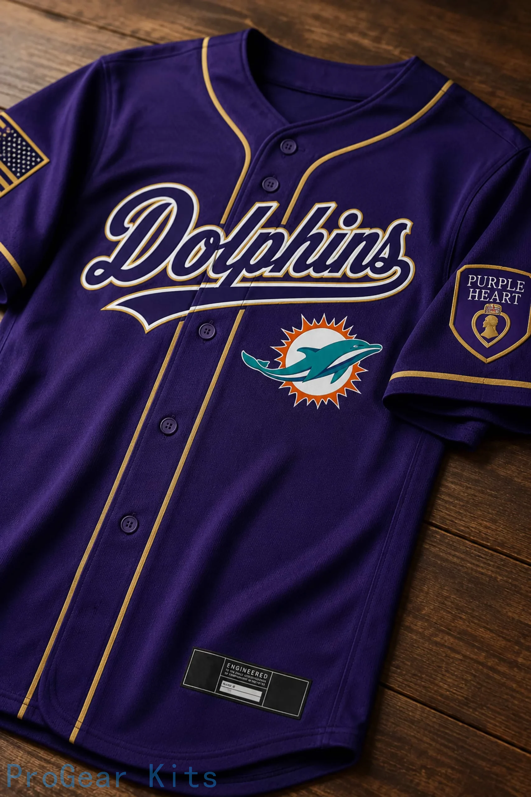 Day Miami Dolphins Jersey Purple NFL Football Fan Wear