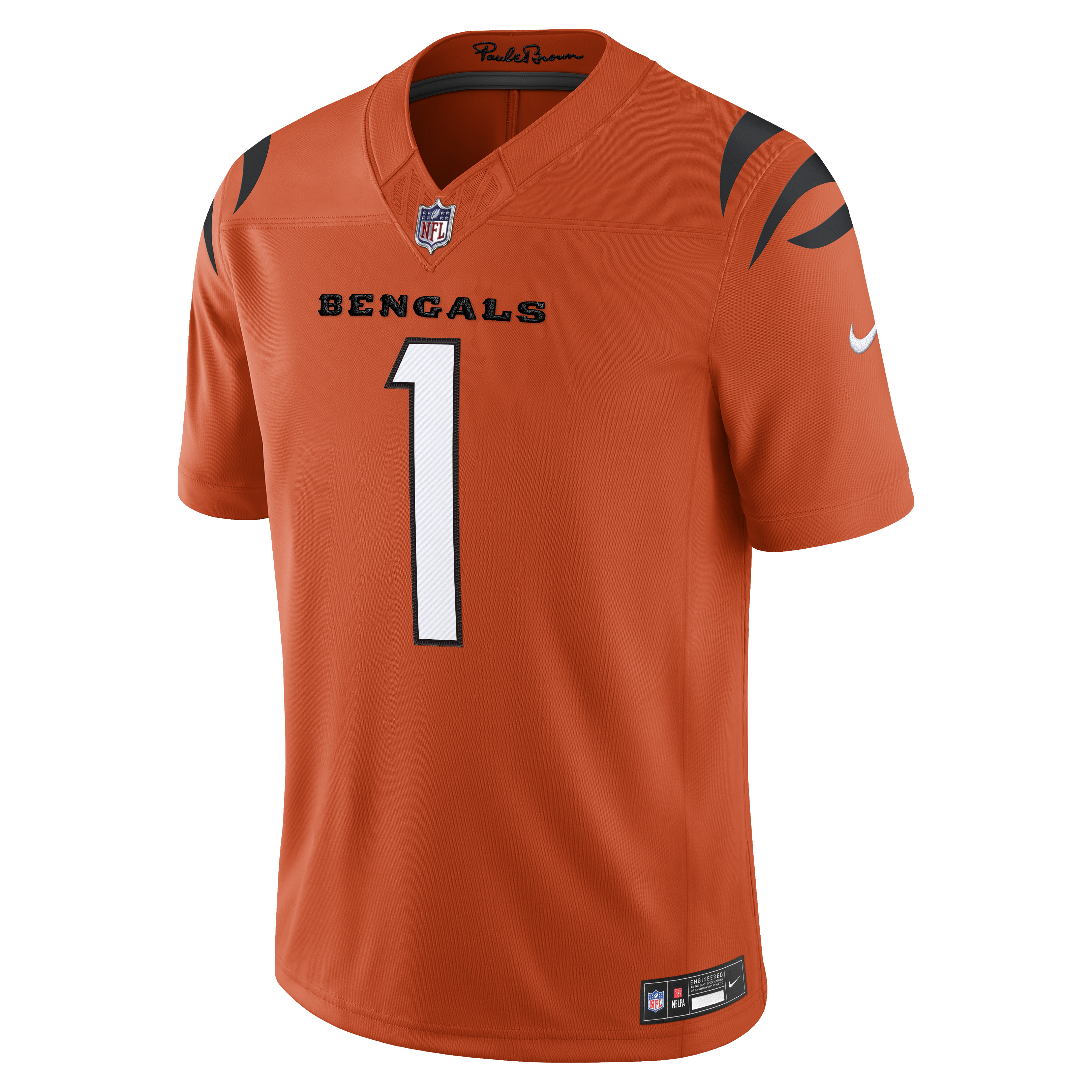 Ja'Marr Chase Cincinnati Bengals Alternate Jersey Orange NFL Football Fan Wear