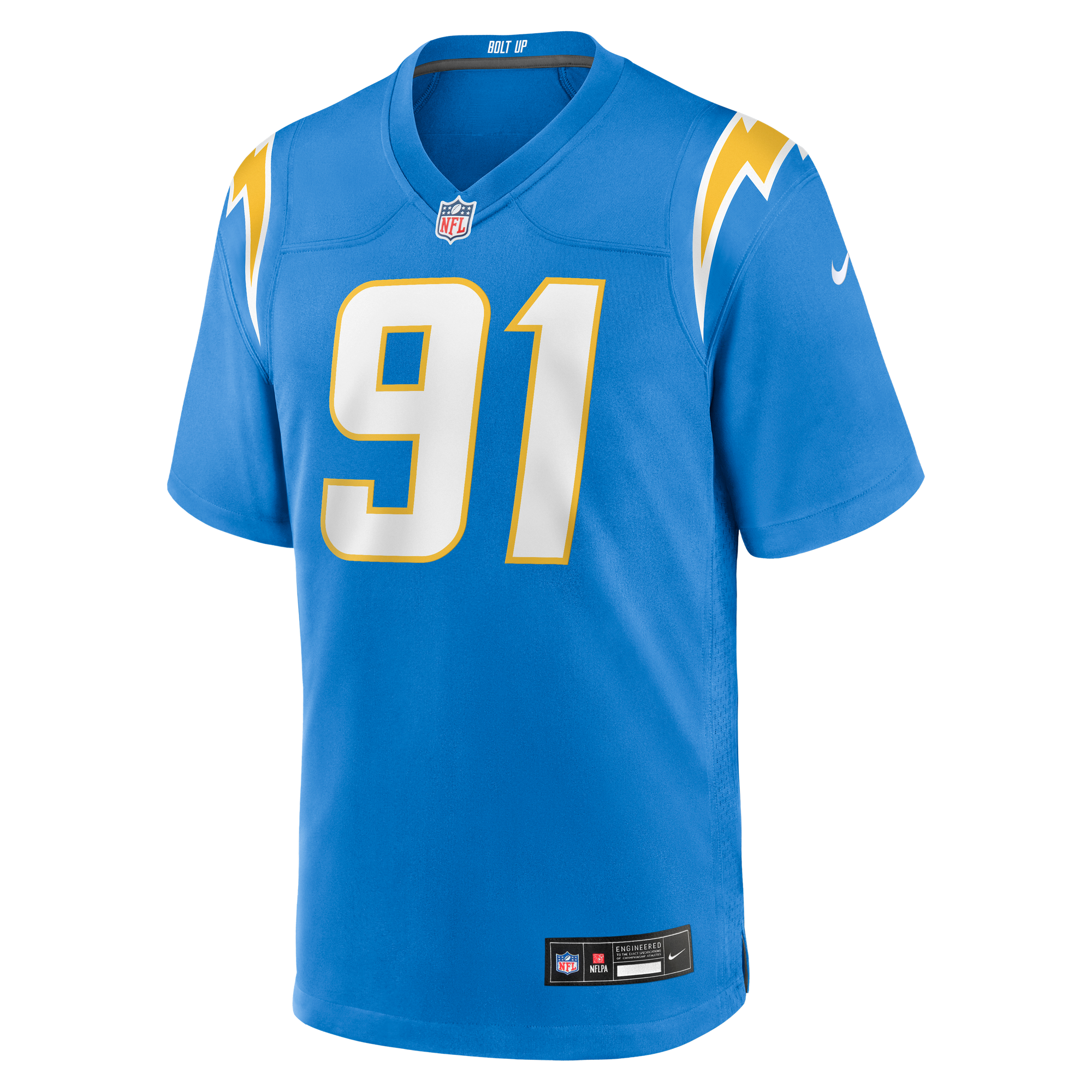 Nick Barrett Los Angeles Chargers Game Jersey NFL Football Fan Wear Nick Barrett