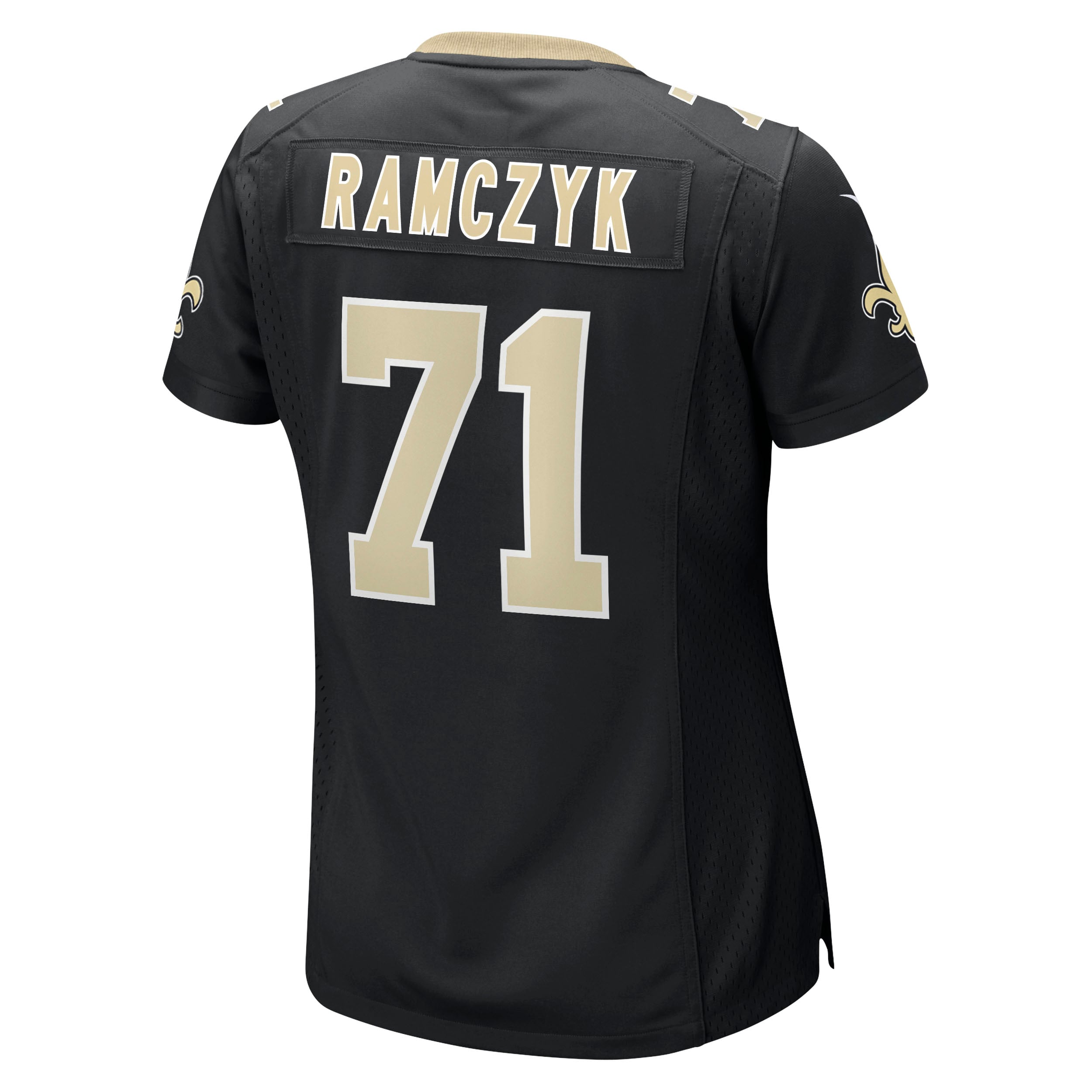 Ryan Ramczyk New Orleans Saints Game Jersey Black NFL Football Fan Wear
