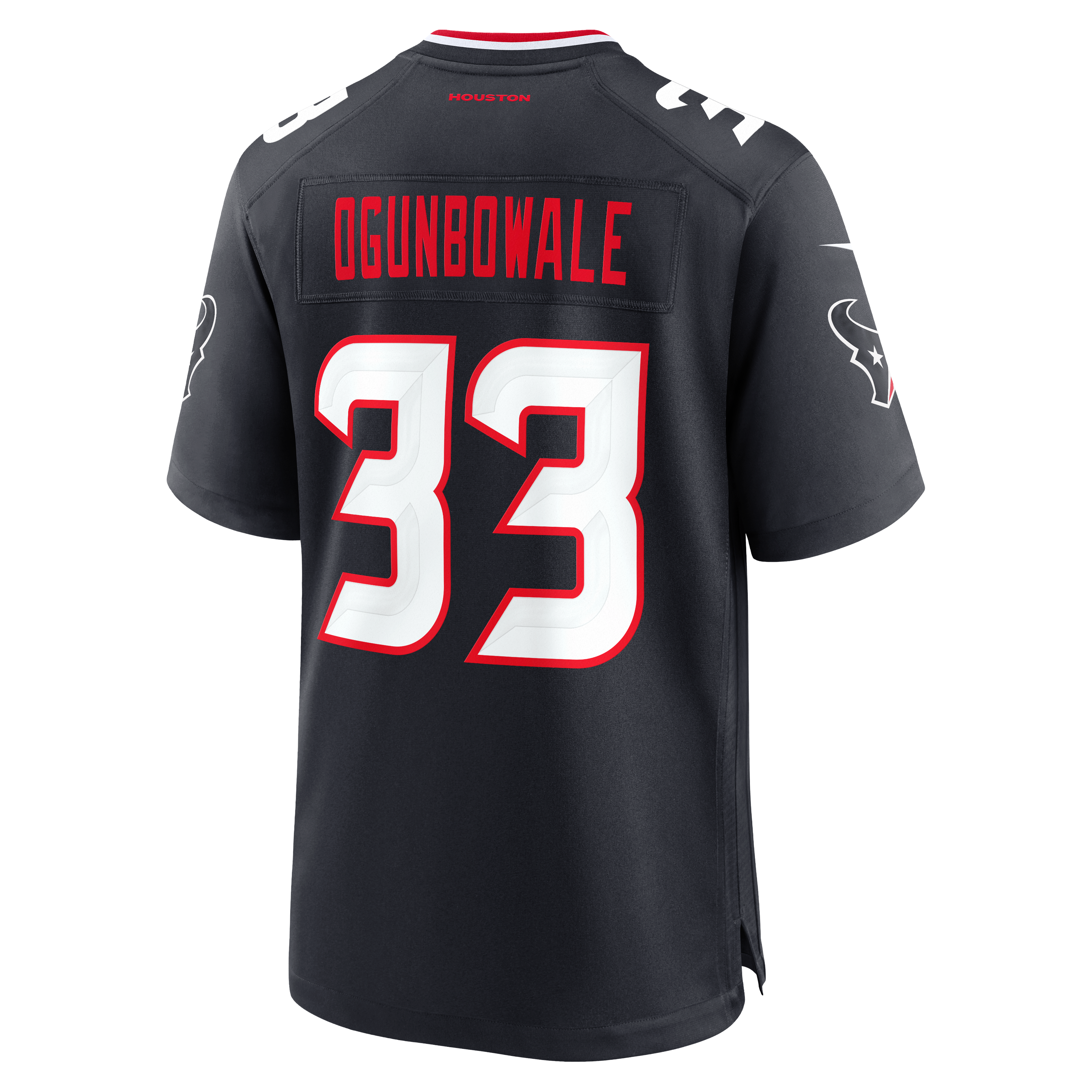 Dare Ogunbowale Houston Texans Game Jersey Navy NFL Football Fan Wear Dare Ogunbowale